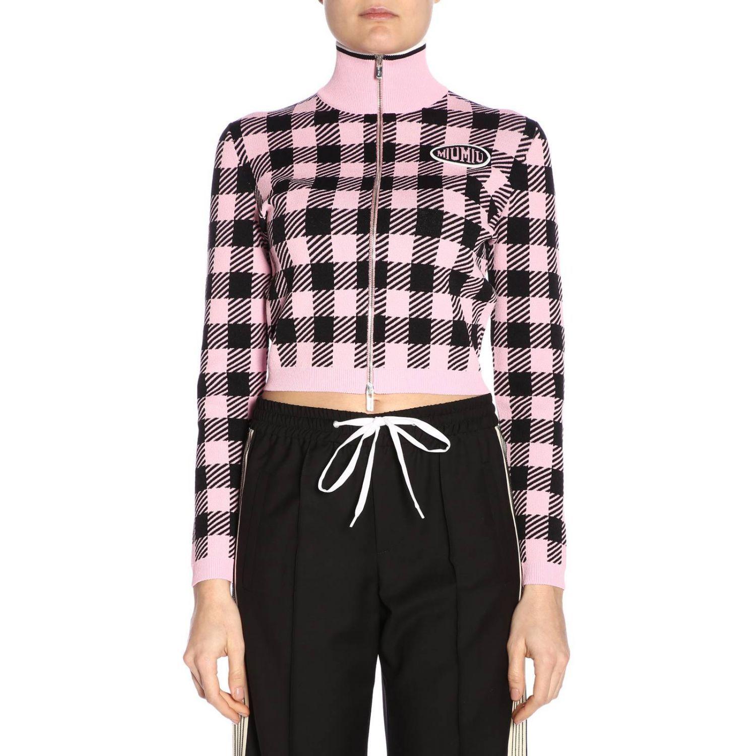 miu miu cardigan pink