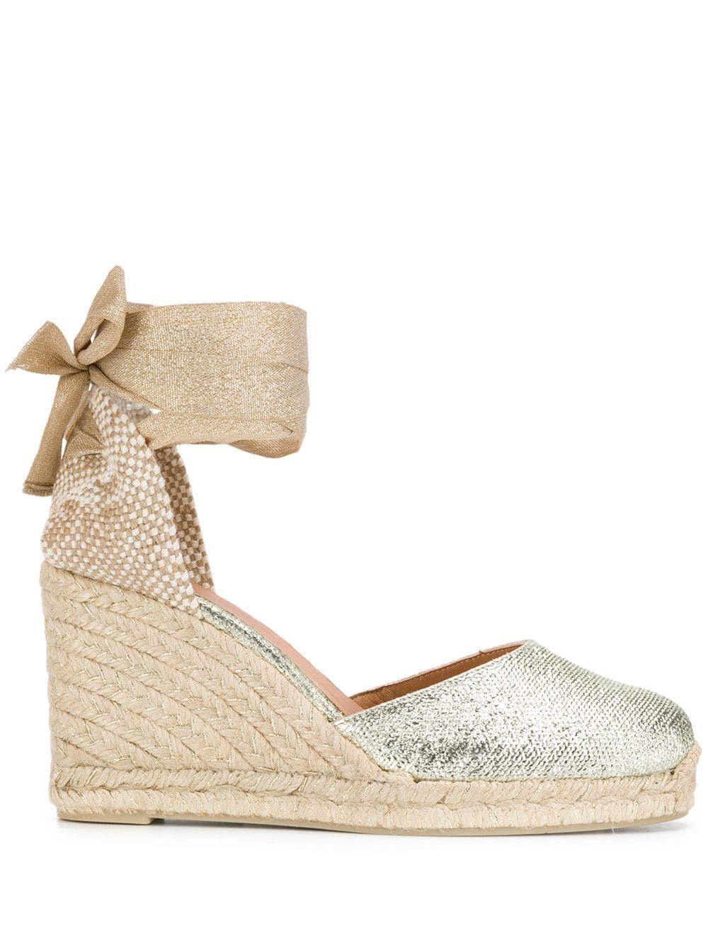 Castaner Gold Other Materials Espadrilles in Metallic - Lyst