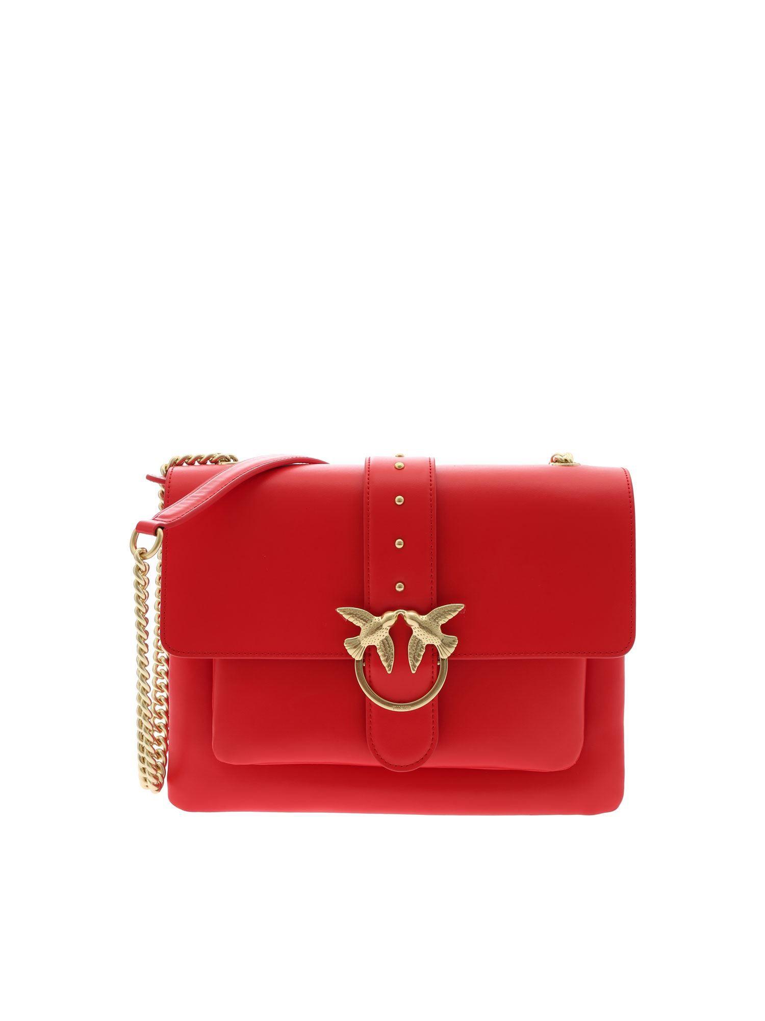 pinko red bag