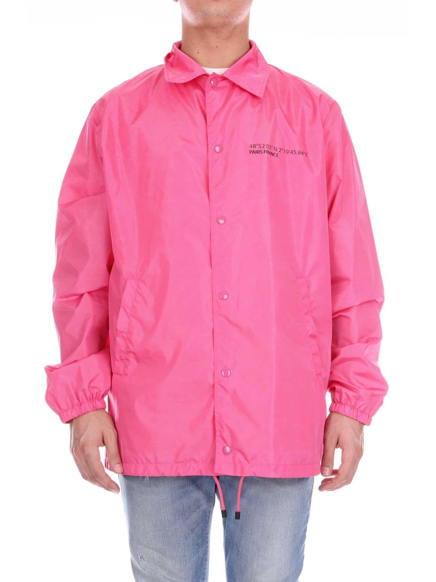 Valentino Pink Polyester Outerwear Jacket in Pink for Men - Lyst