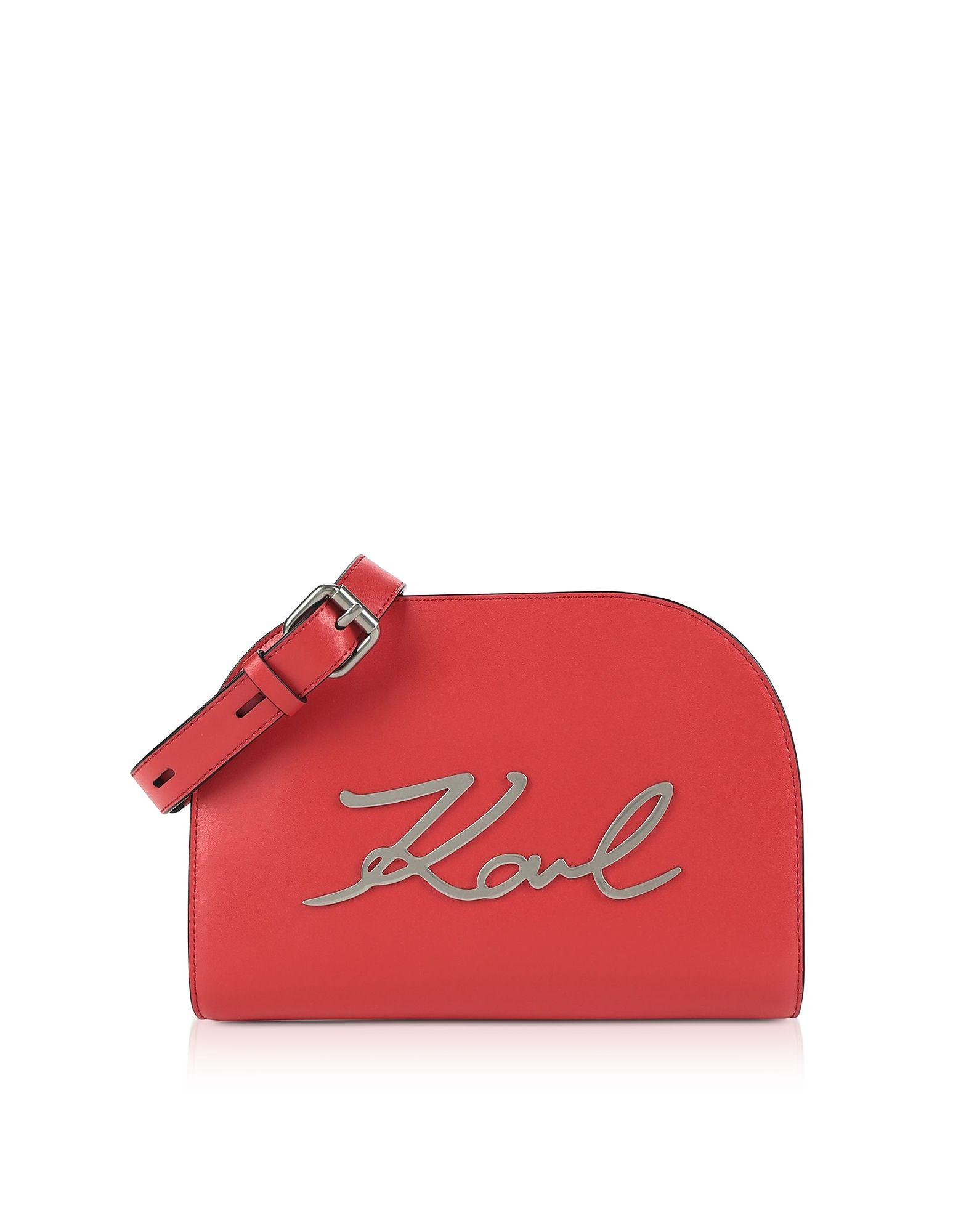 karl lagerfeld red purse