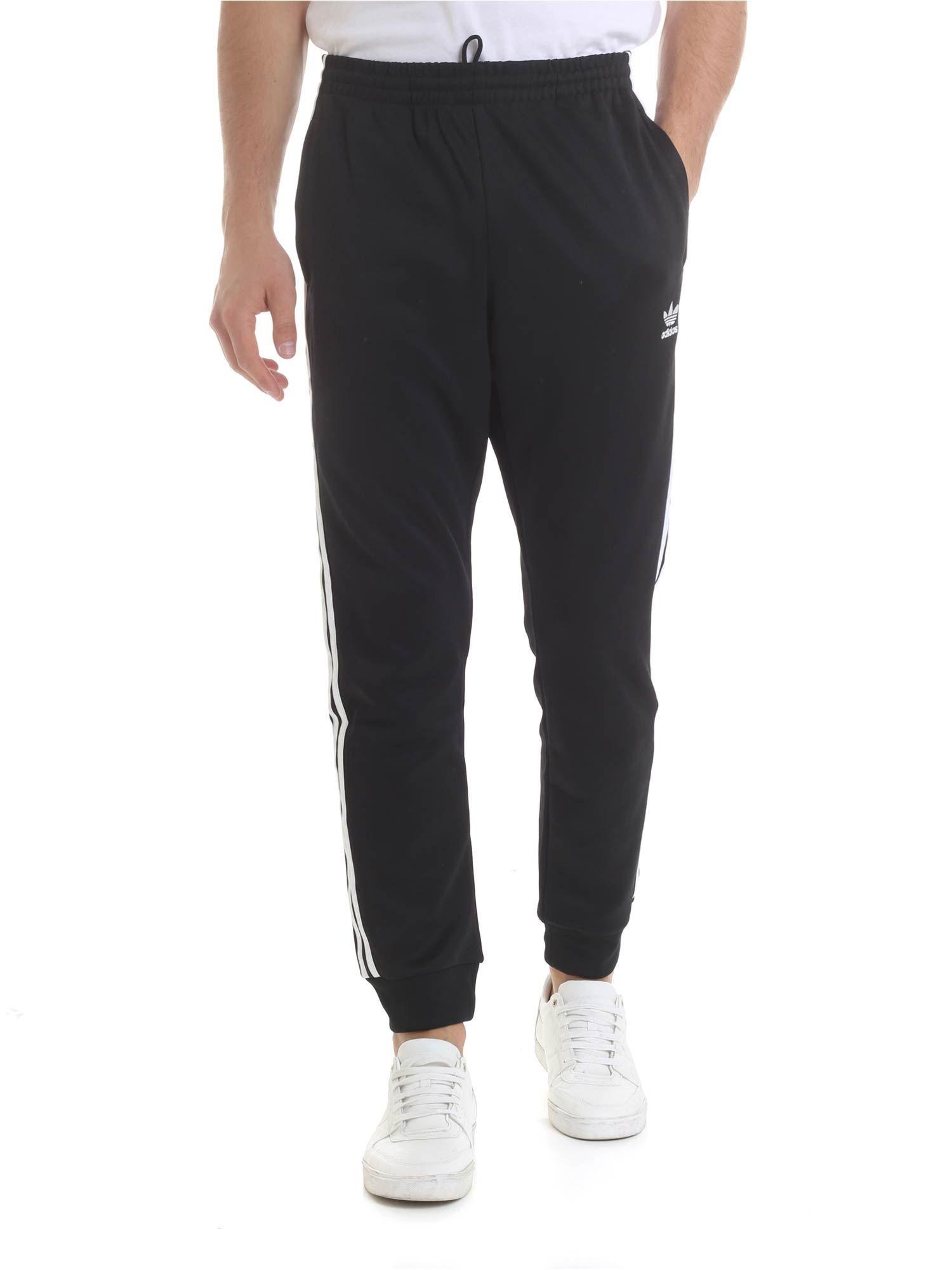 black addidas joggers