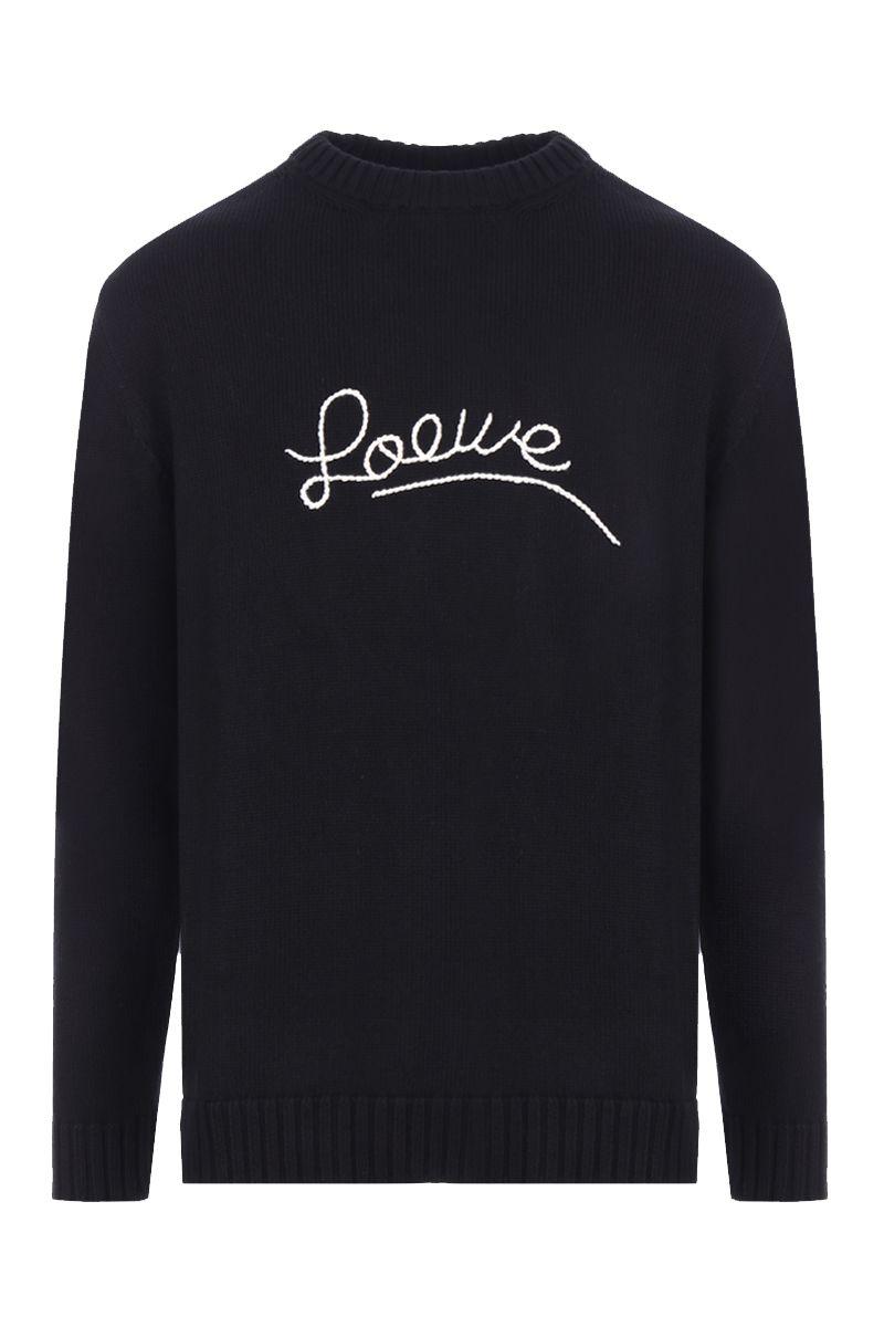 Loewe Black Cotton Sweater for Men - Save 46% - Lyst