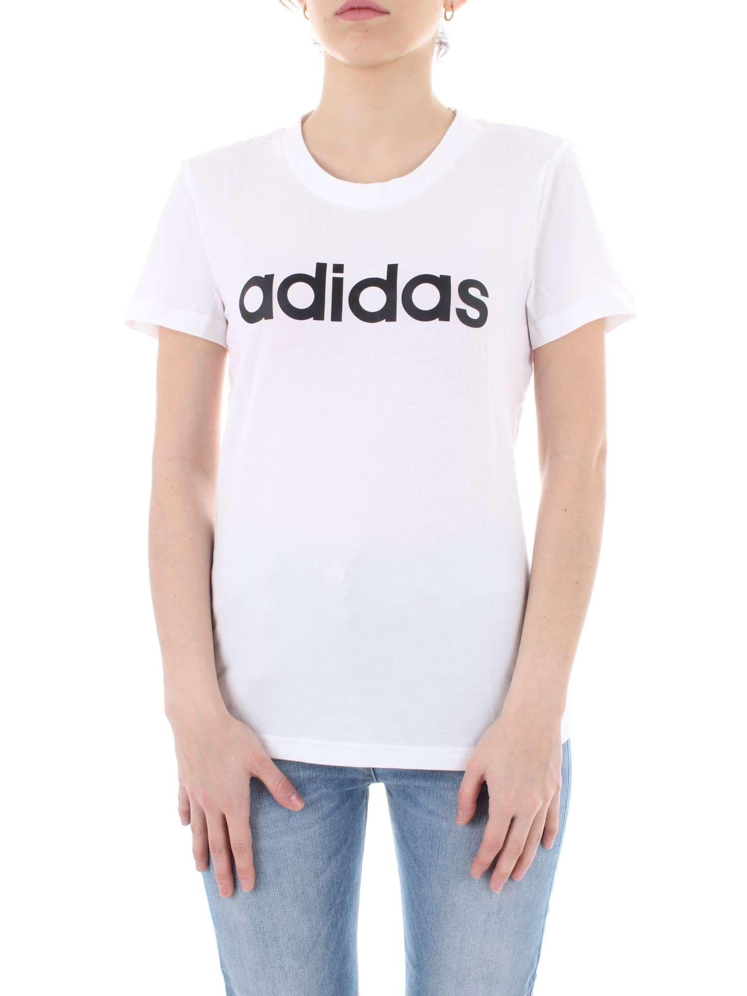 all white adidas t shirt