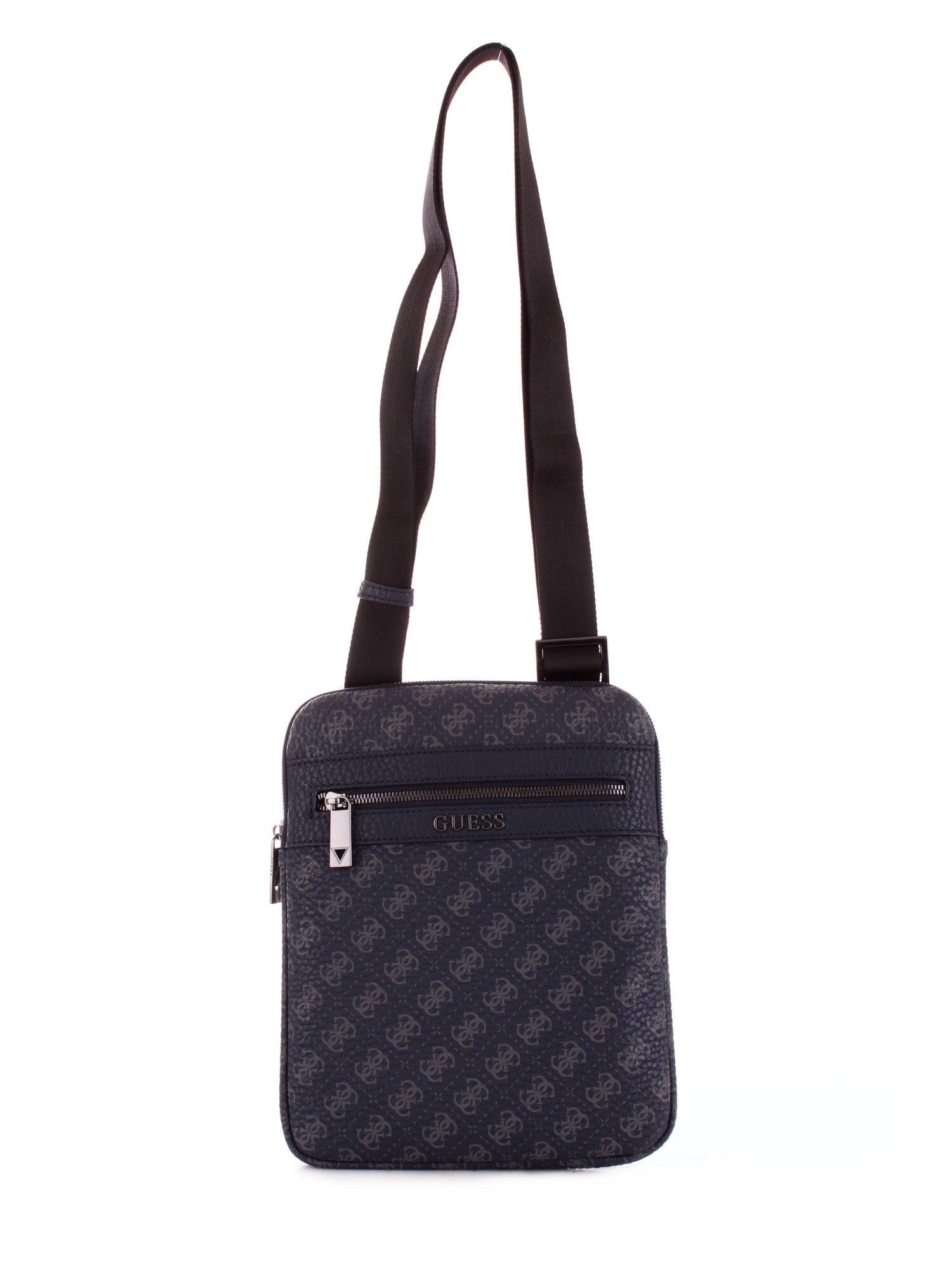 Men's Faux Leather Messenger Bag IUCN Water