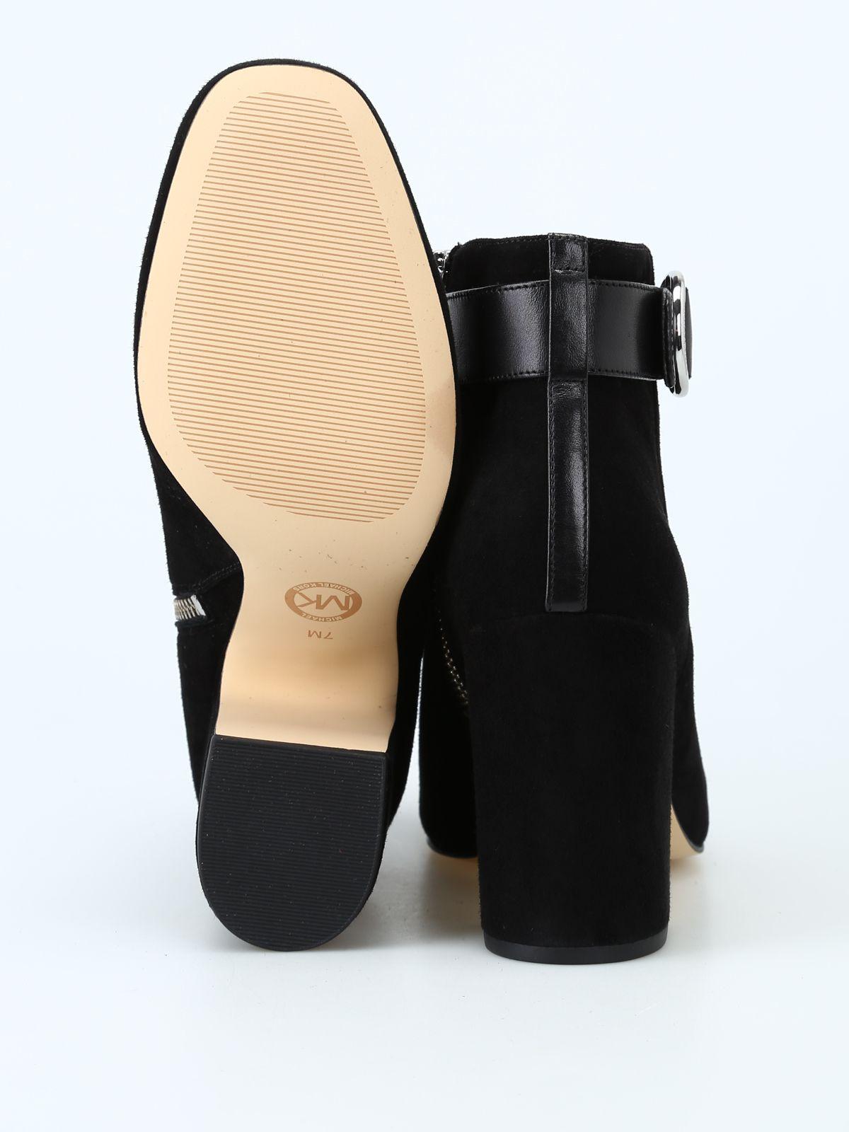 michael kors pamela suede ankle boot