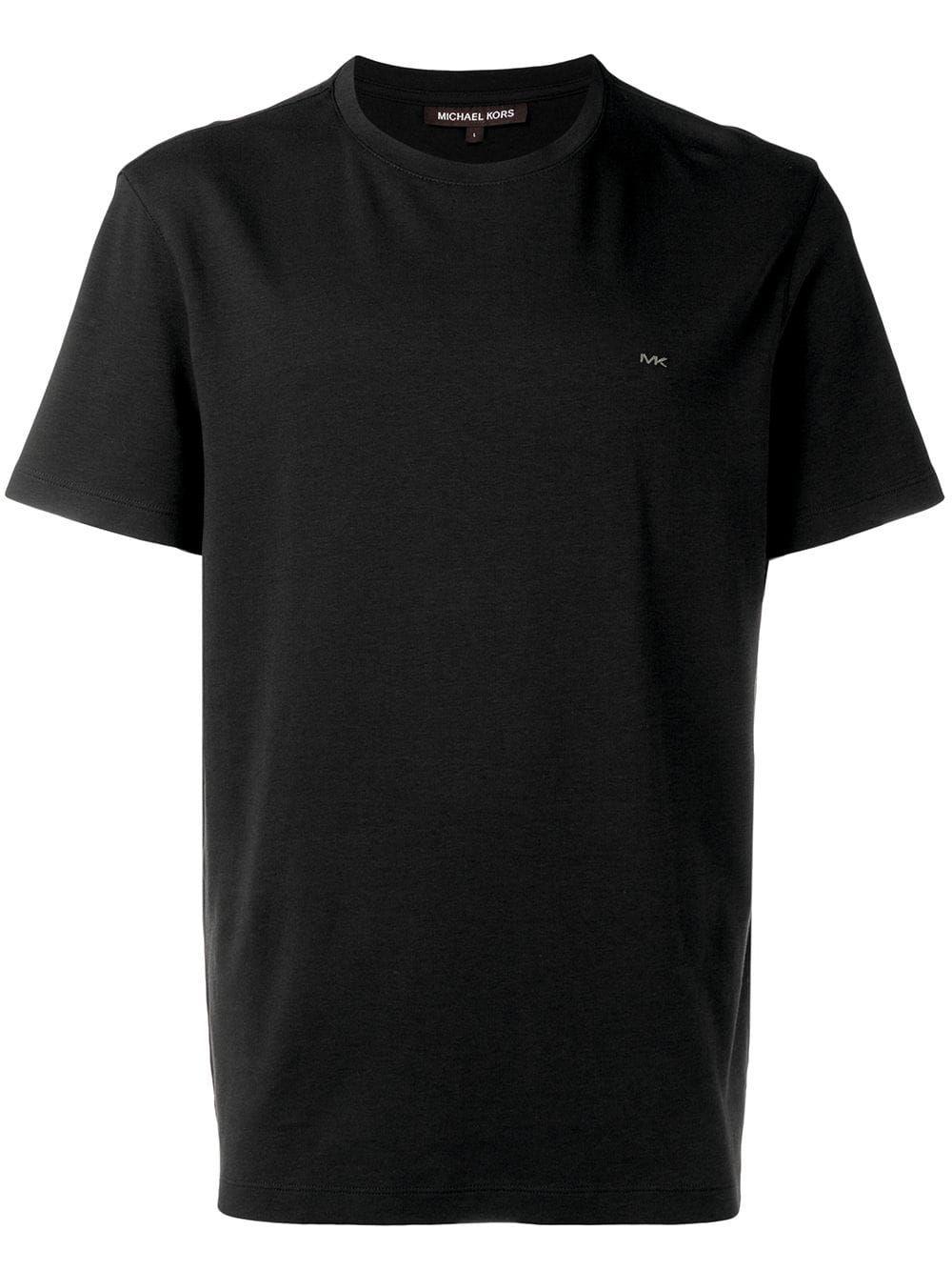 MICHAEL Michael Kors Black Cotton T-shirt in Black for Men - Save 40% ...