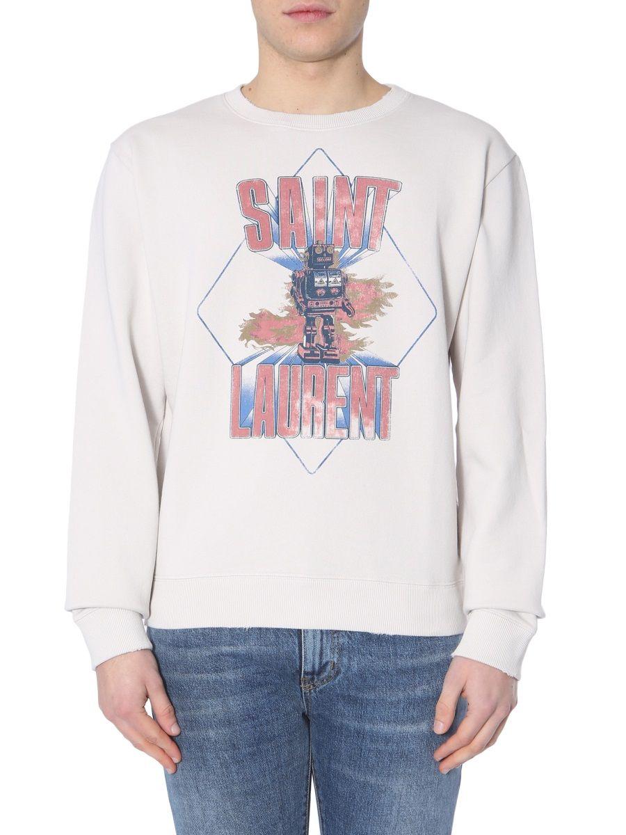 saint laurent logo sweatshirt