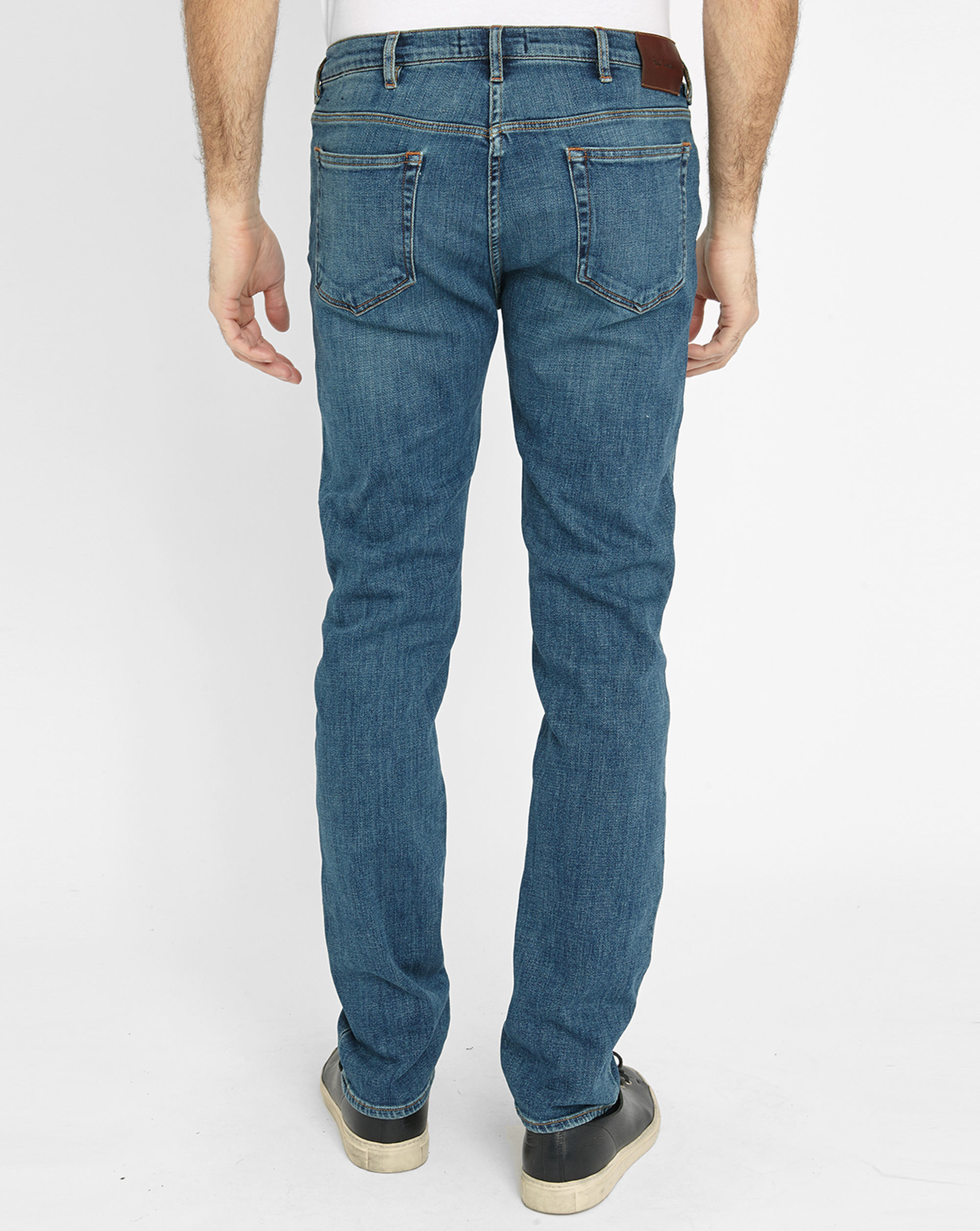 blue washed jeans mens