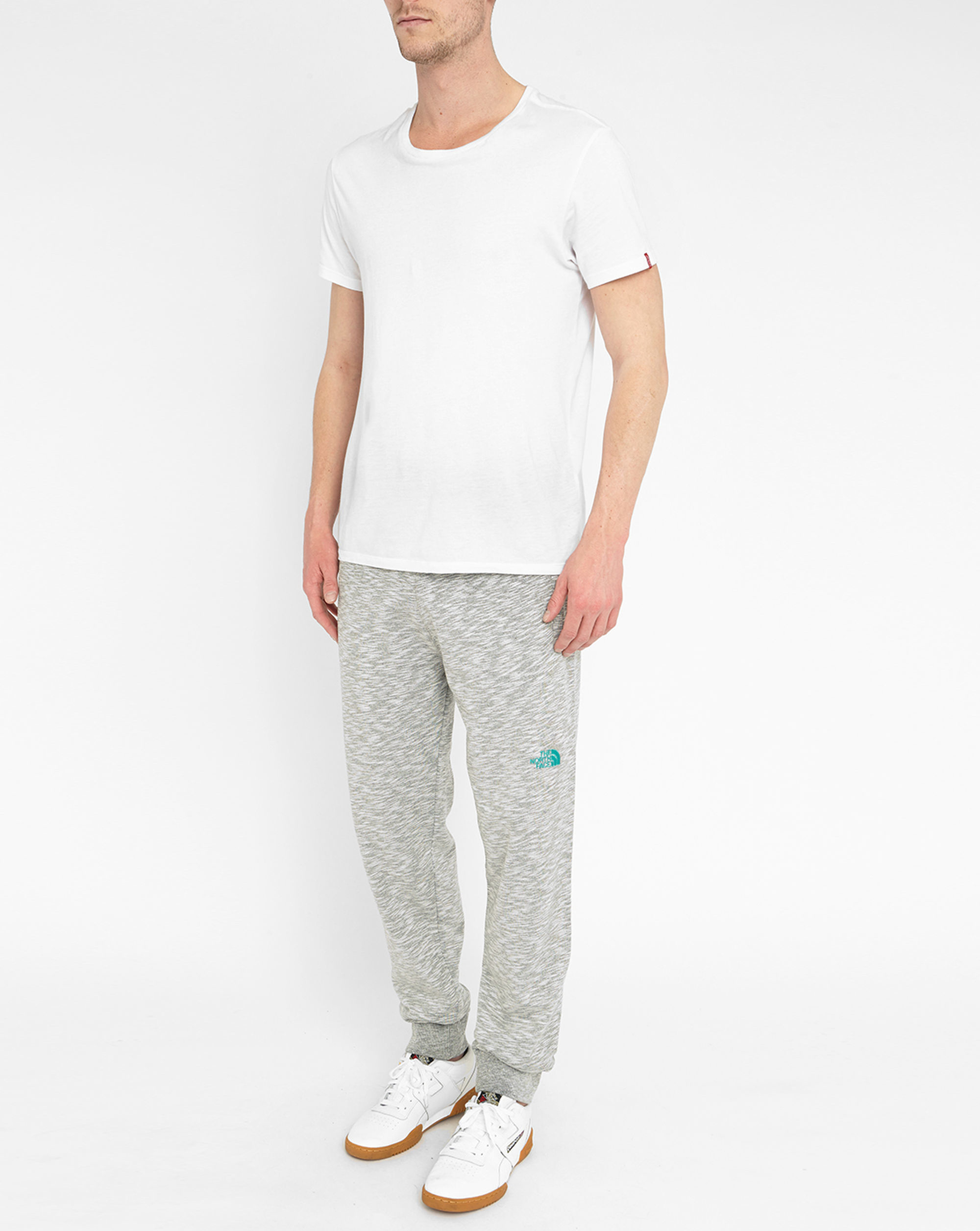 The north face Mottled-grey Joggers in Gray for Men | Lyst