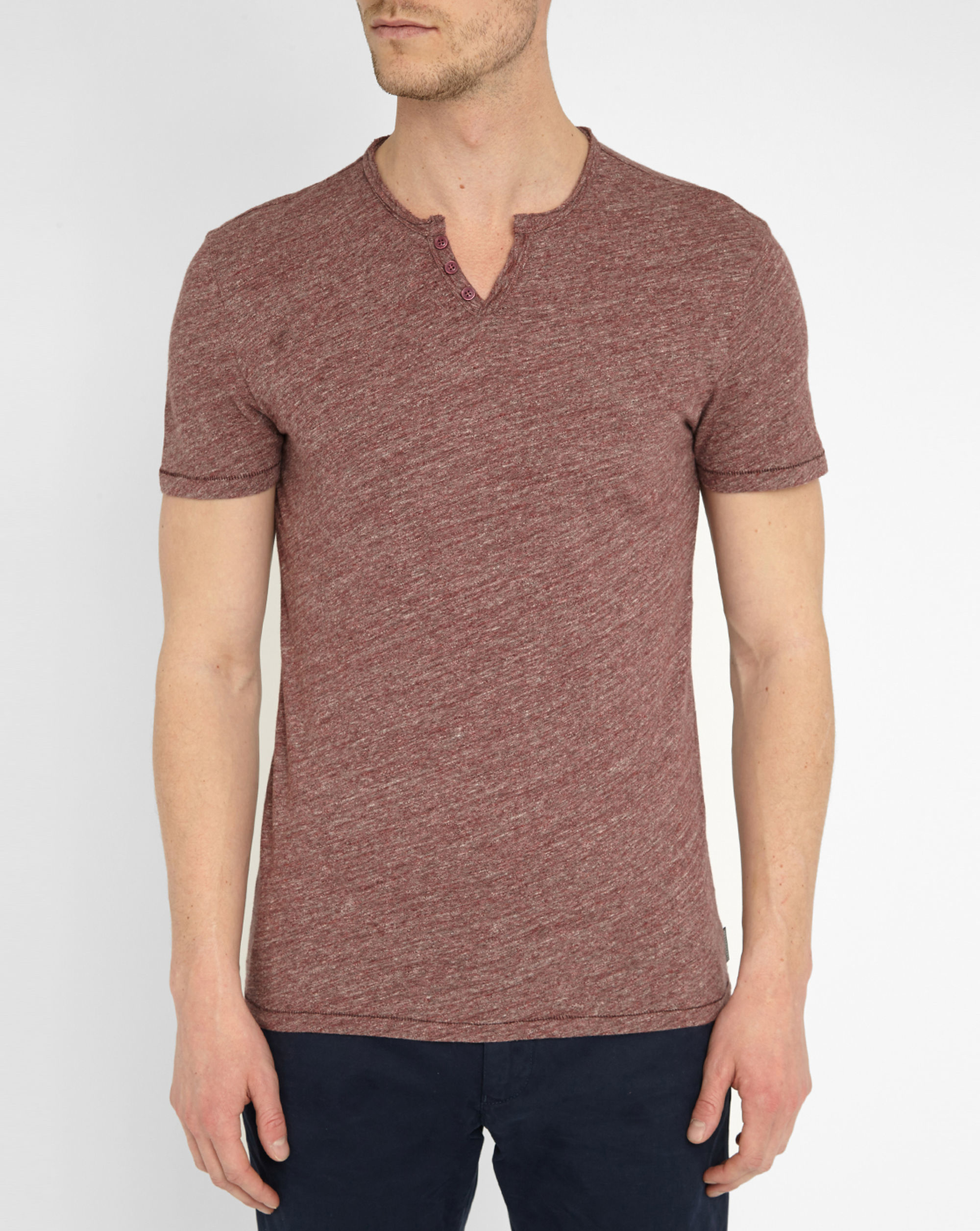 pink marl t shirt