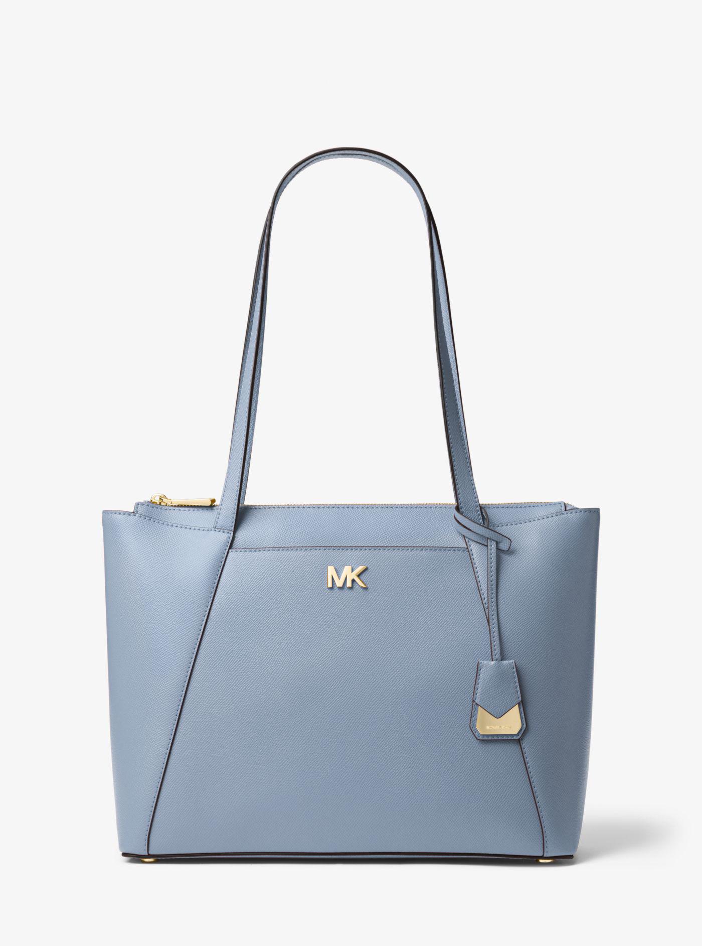 maddie medium crossgrain leather tote