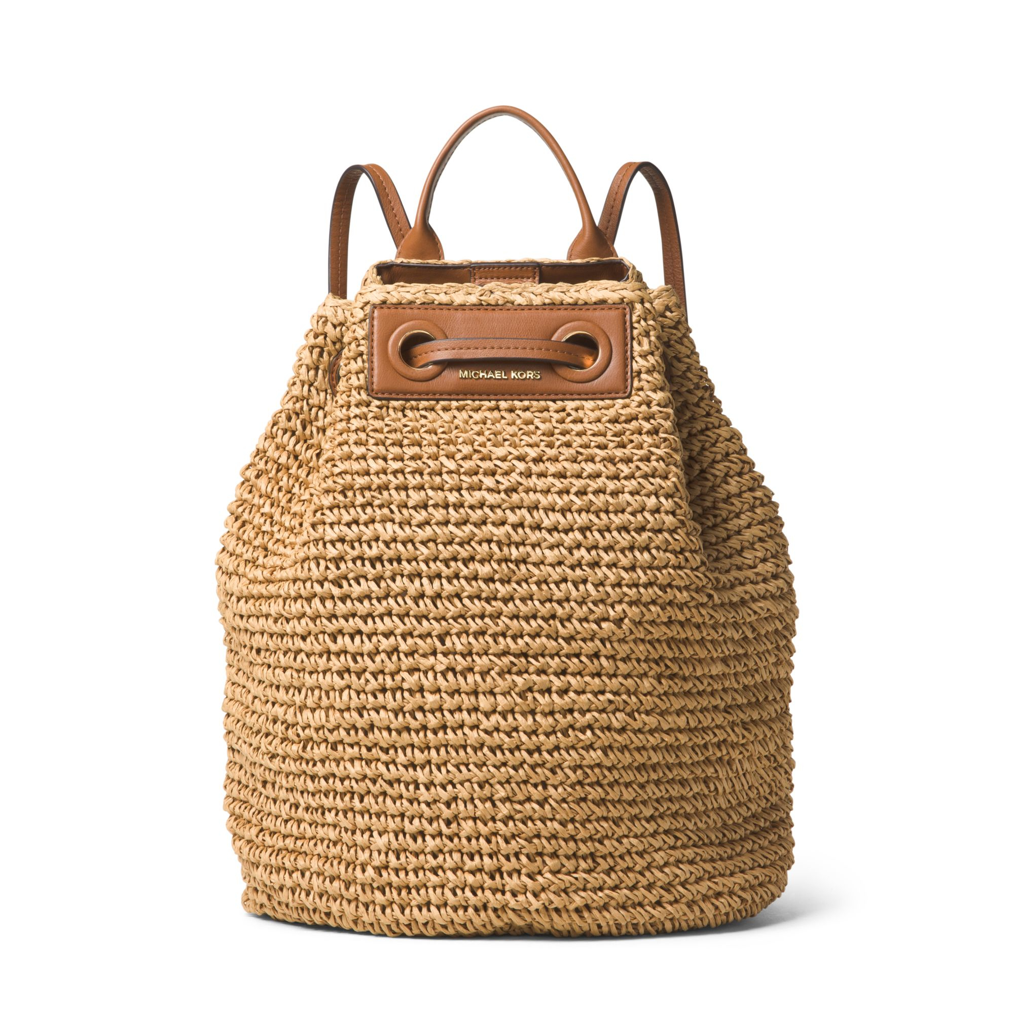 Krissy Large Straw Backpack Krissy Large Straw Backpack