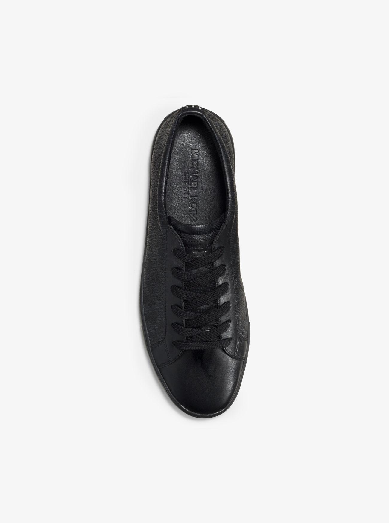 Michael Kors Jake Logo Sneaker in Black for Men - Lyst