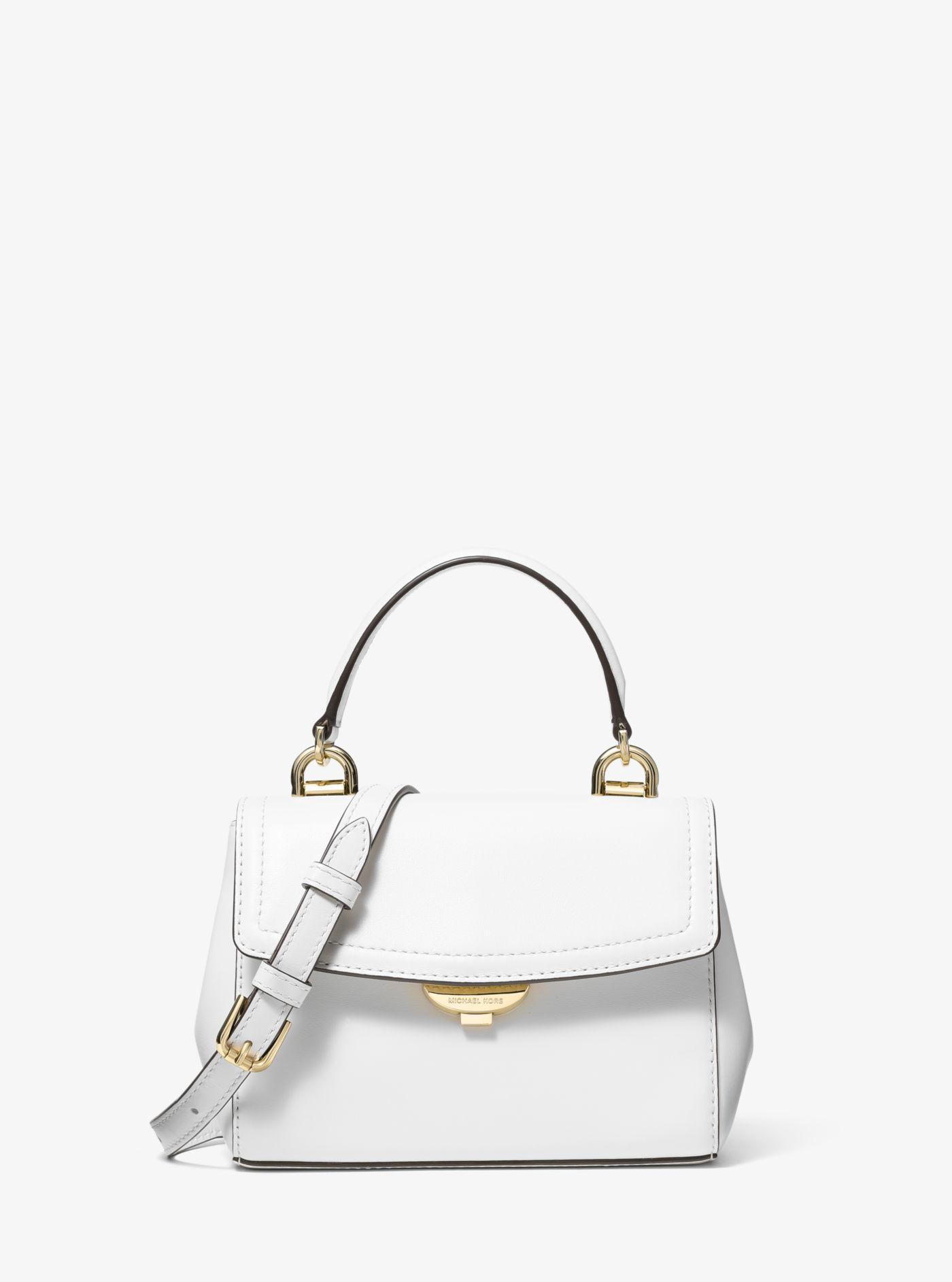 michael kors small white crossbody bag