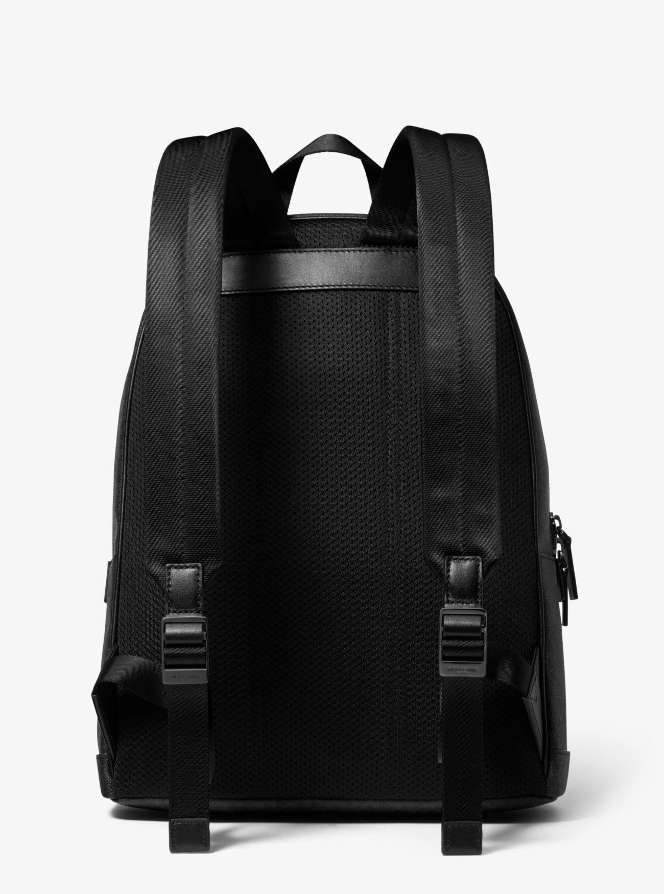 Michael Kors Cooper Logo Stripe Backpack in Black for Men Lyst