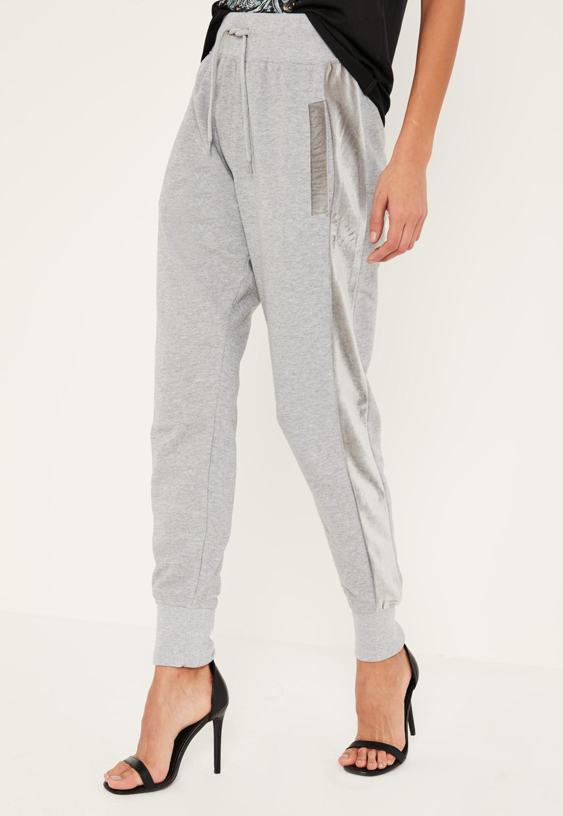 ladies velvet joggers