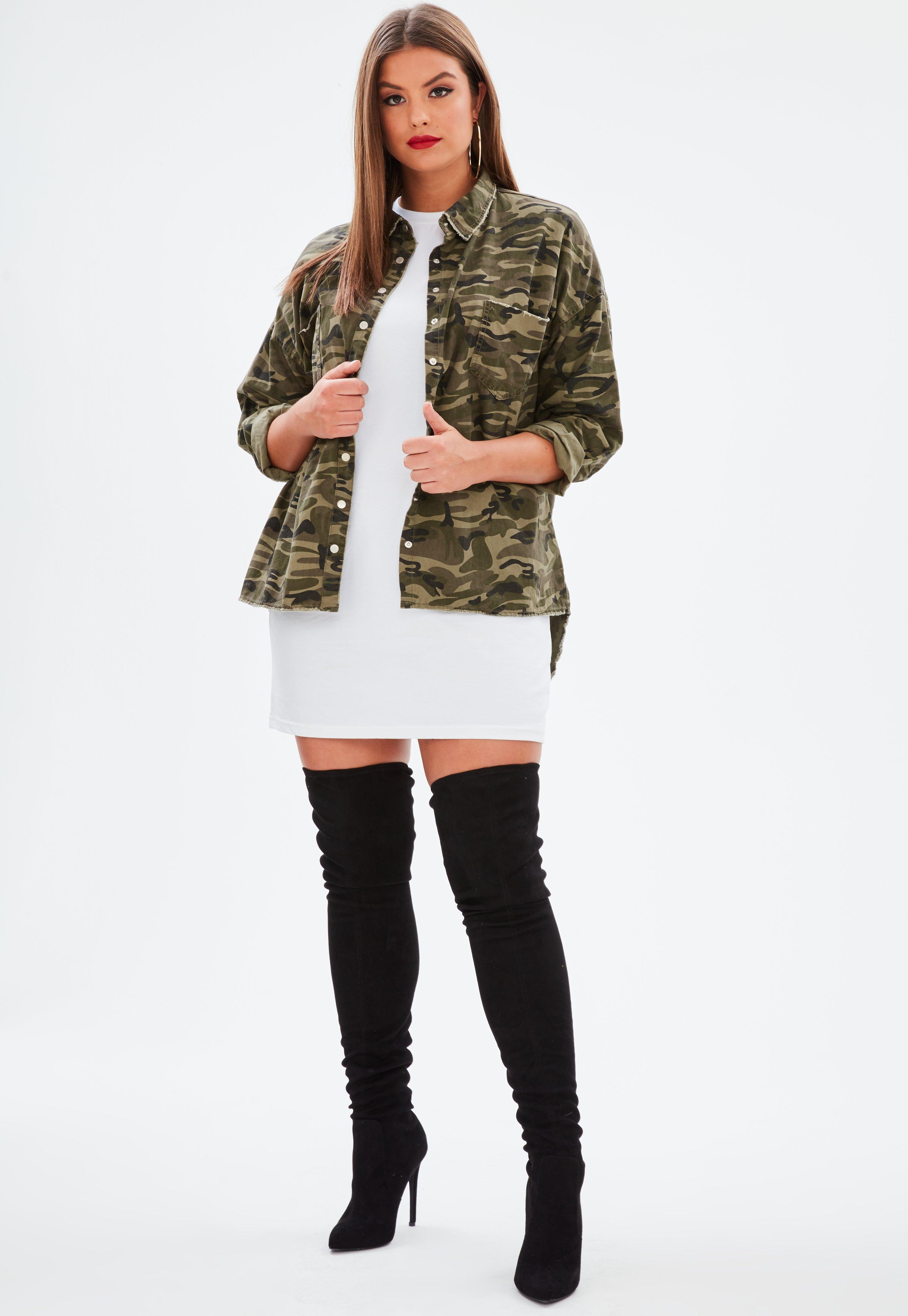 Quiz buzzfeed t shirt dress with thigh high boots cool
