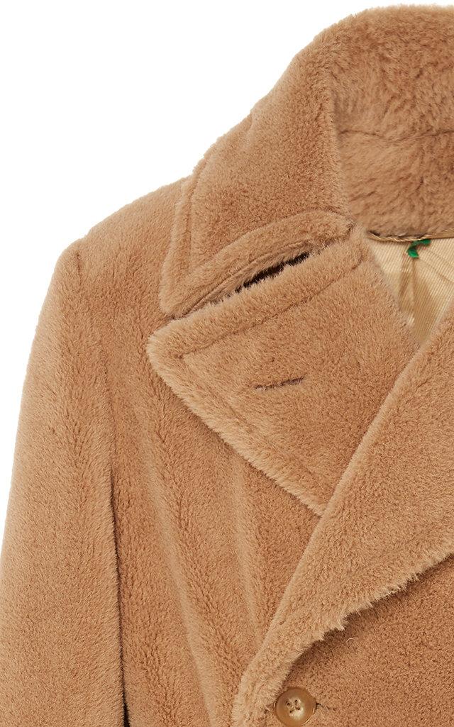 Lyst - Ralph Lauren Cuddle Alpaca Coat in Brown