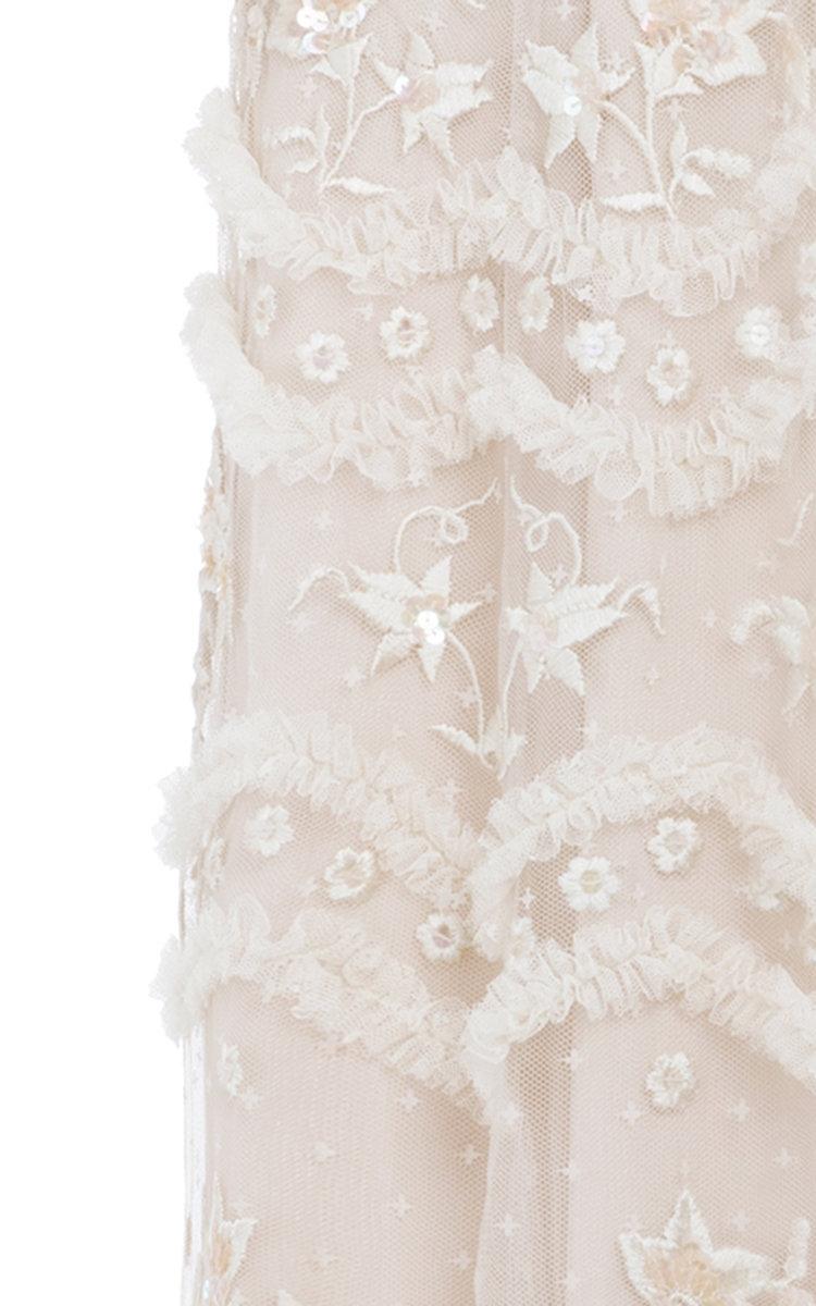 ruffle bloom gown needle and thread