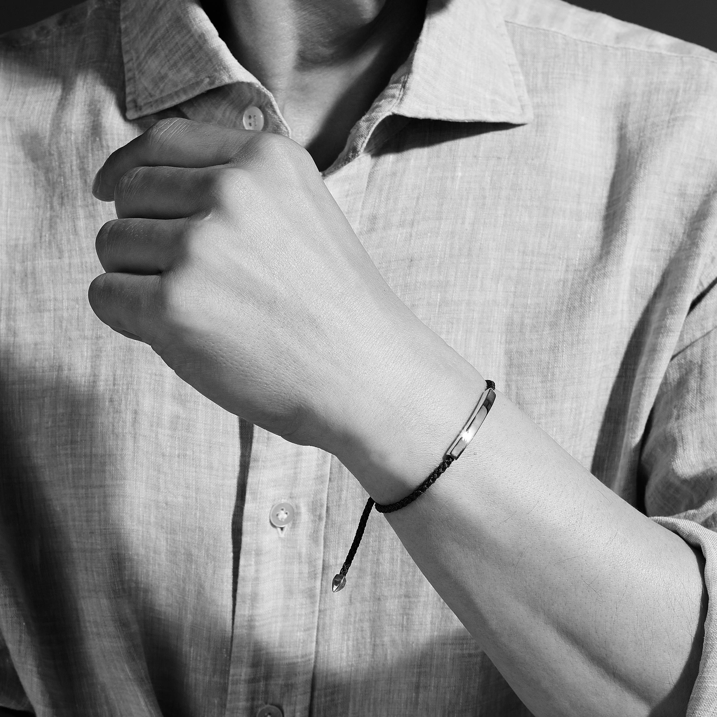 Lyst Monica Vinader Linear Men's Friendship Bracelet in Metallic for Men