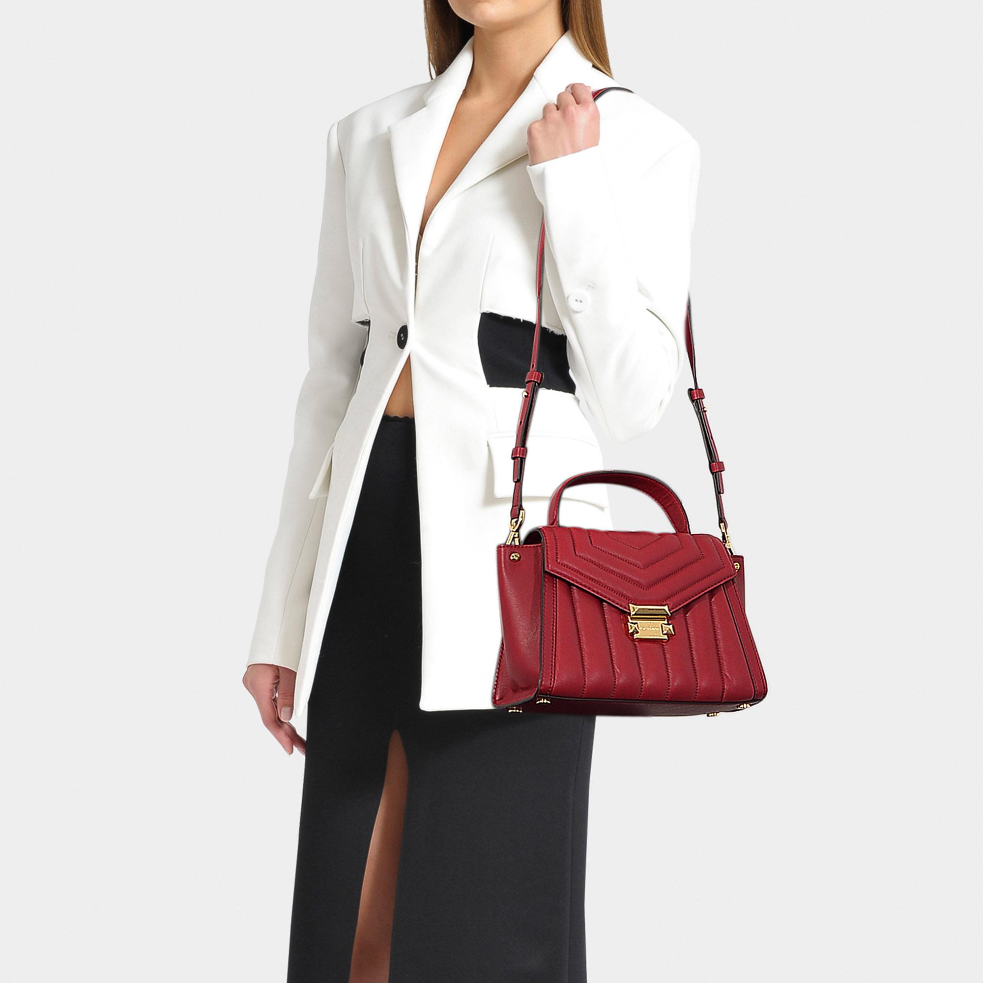 michael kors whitney quilted satchel