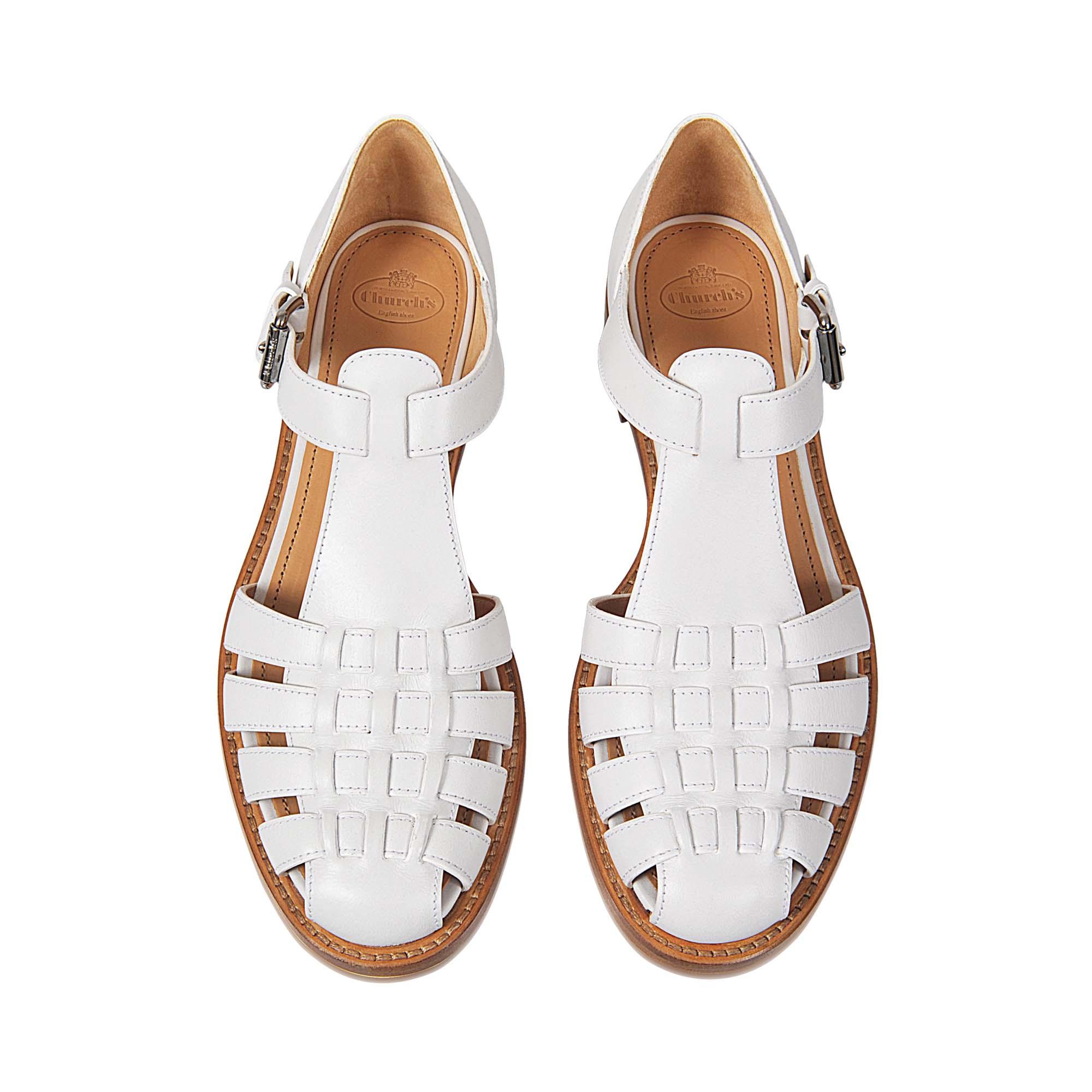 Lyst Church s Kelsey  Interweaving Leather Sandals  in White