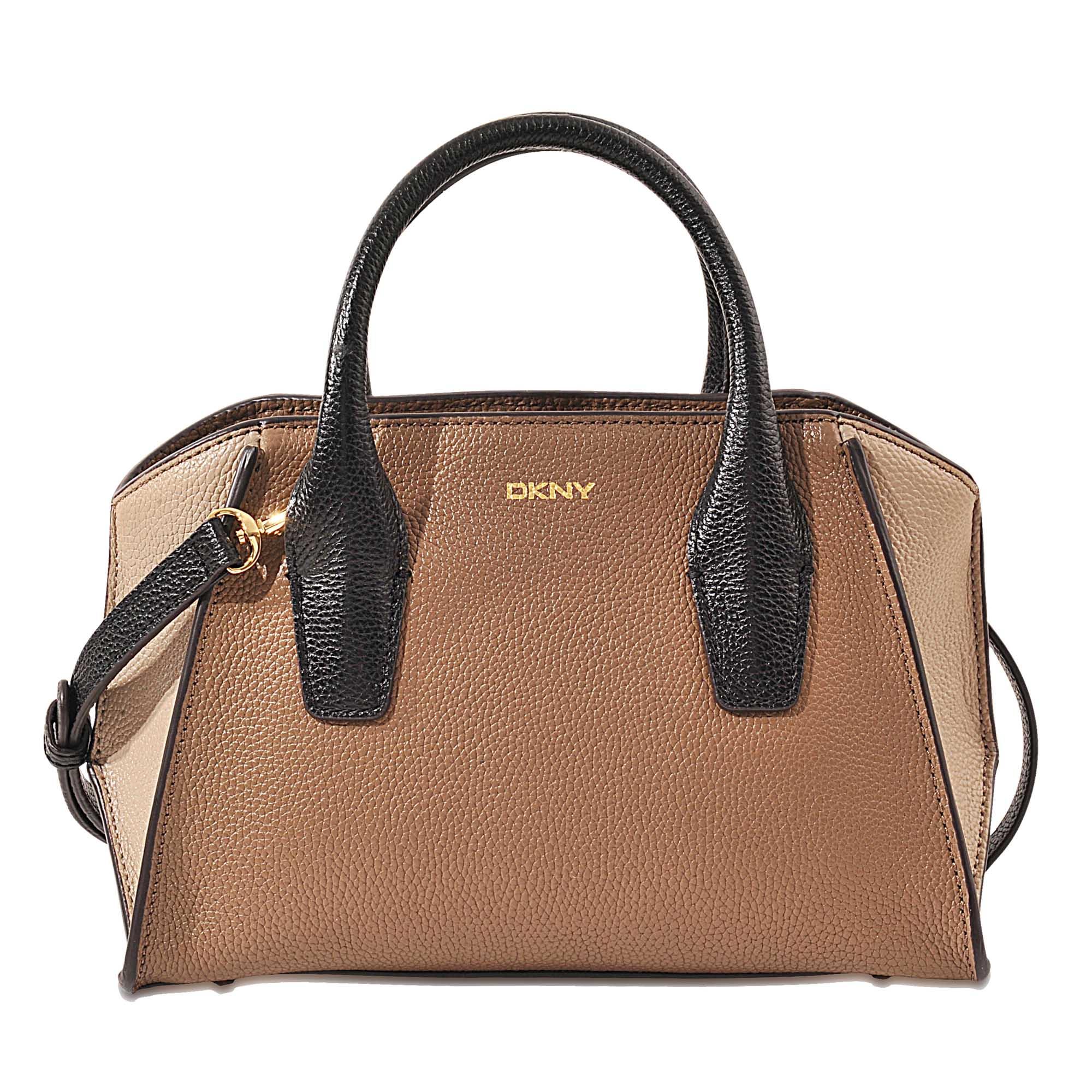 Lyst DKNY Chelsea Black Large Satchel Bag in Black