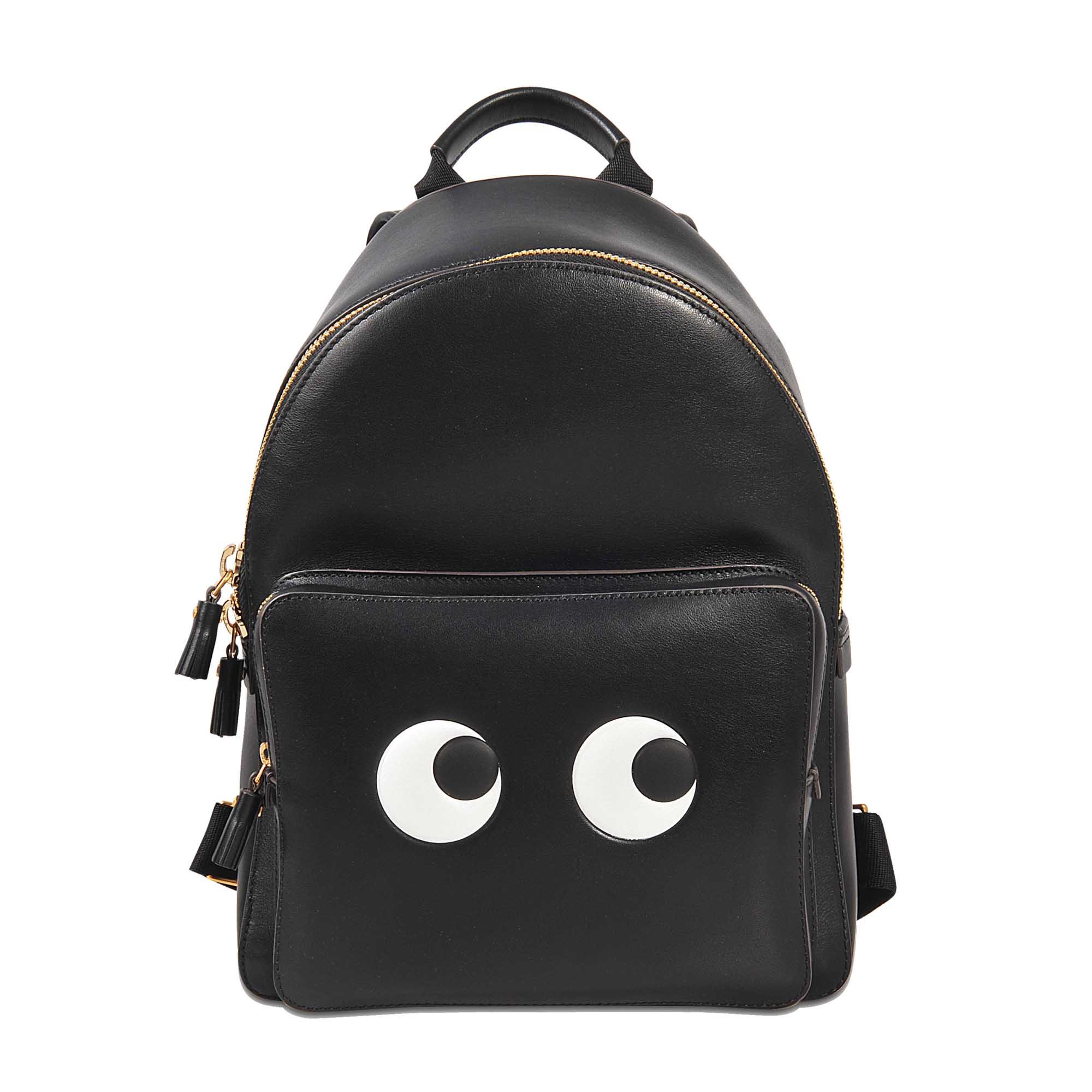 Anya hindmarch Mini Eyes Right Backpack in Black | Lyst