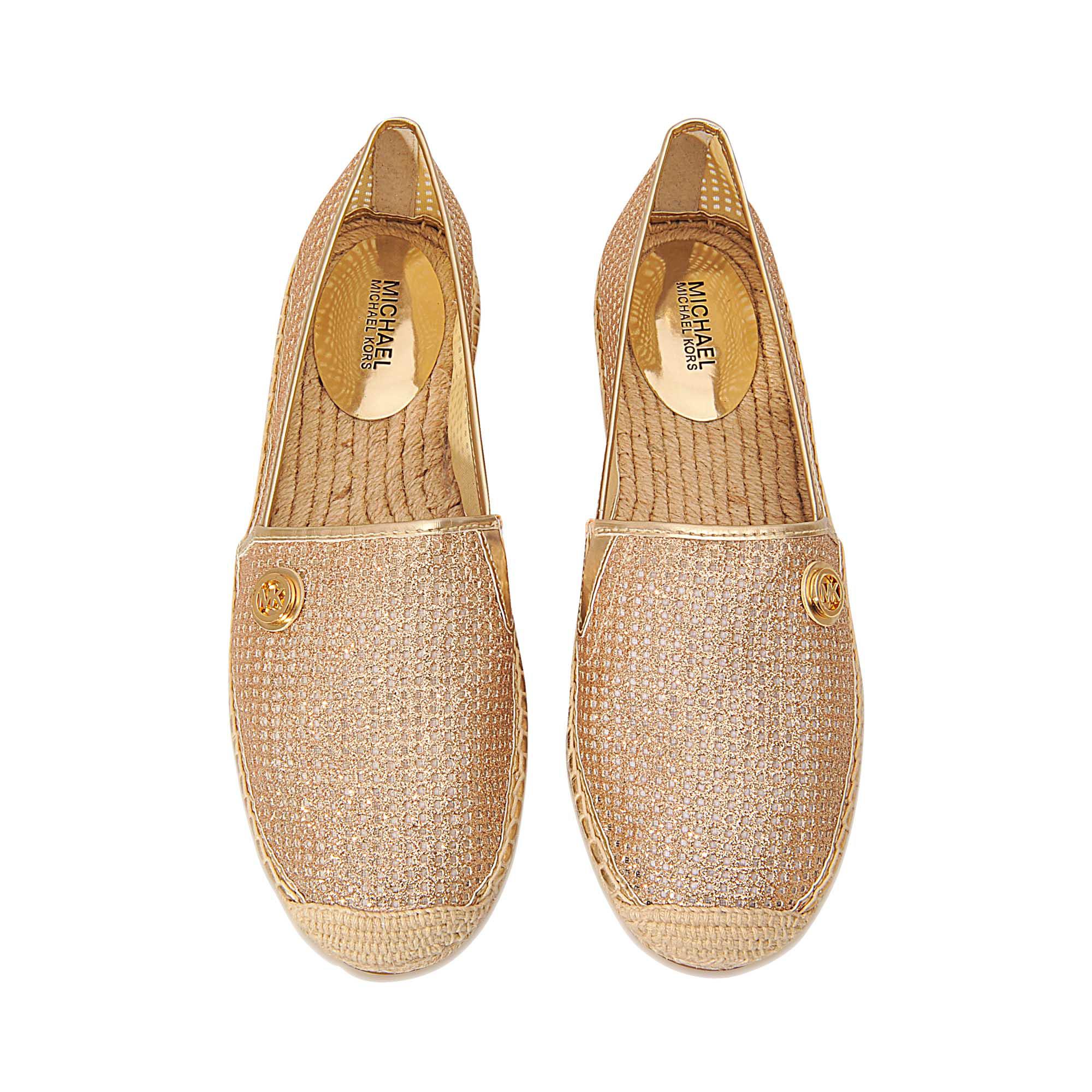 michael kors kendrick espadrilles gold