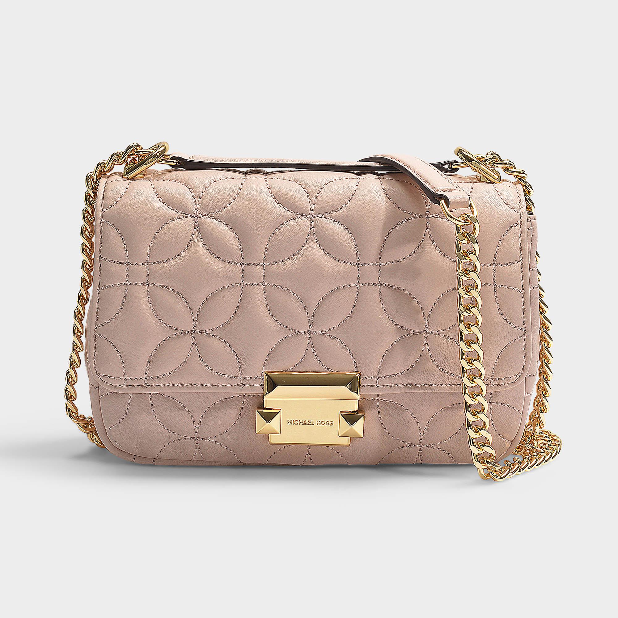 Lyst Michael Michael Kors Sloan Small Chain Shoulder Bag In Soft Pink