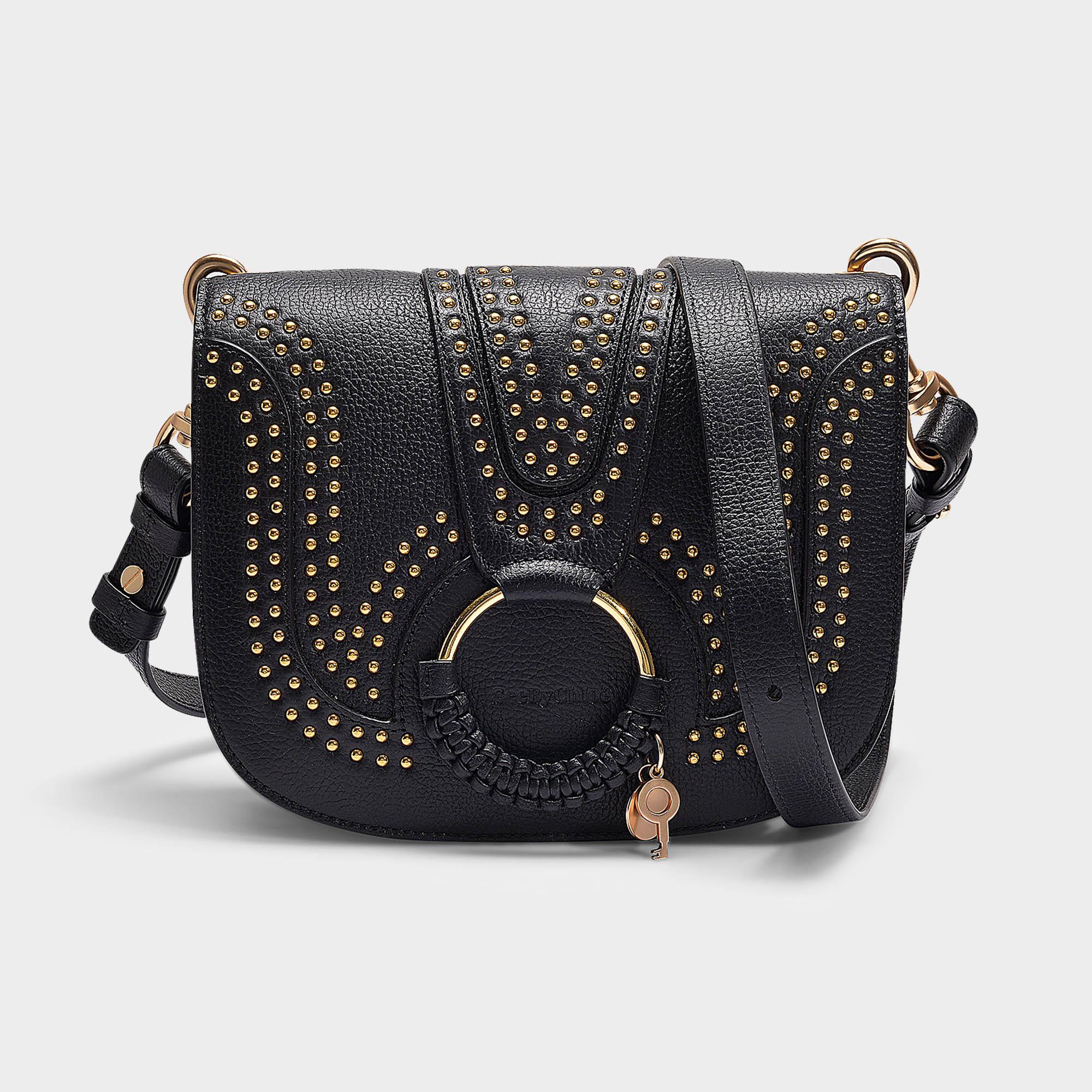 hana small leather crossbody bag