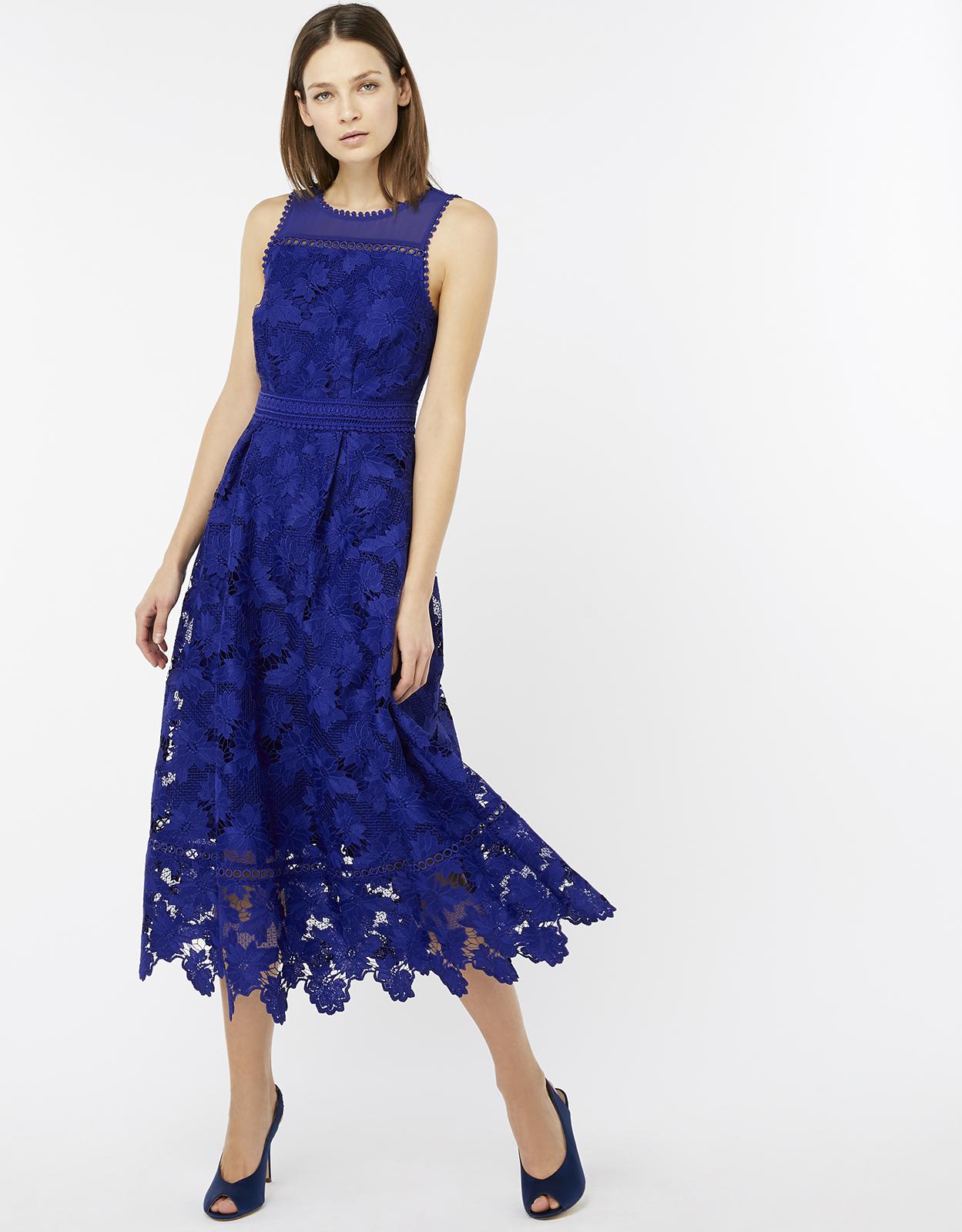 monsoon cobalt blue dress