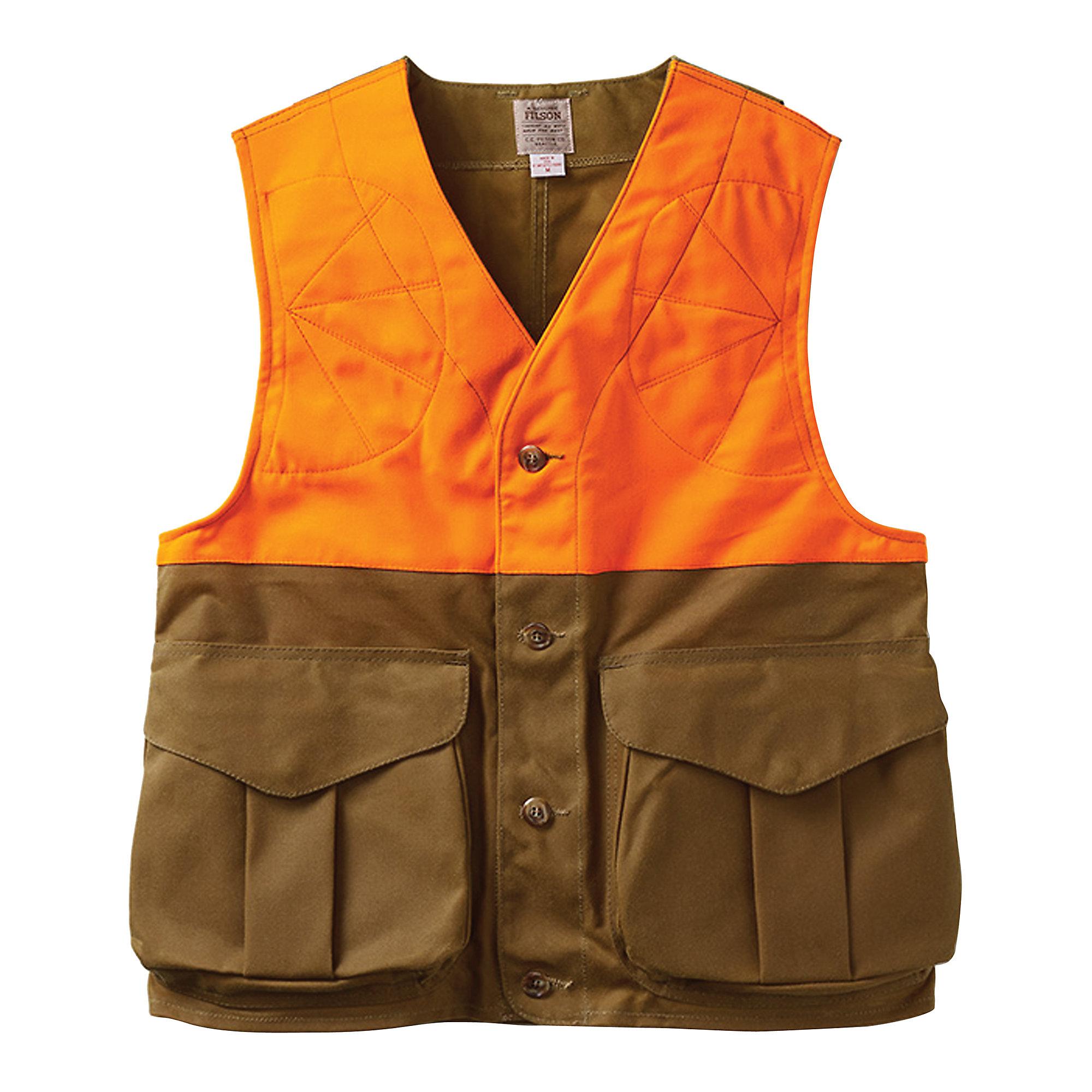 Filson Upland Hunting Vest Blaze in Orange for Men - Lyst