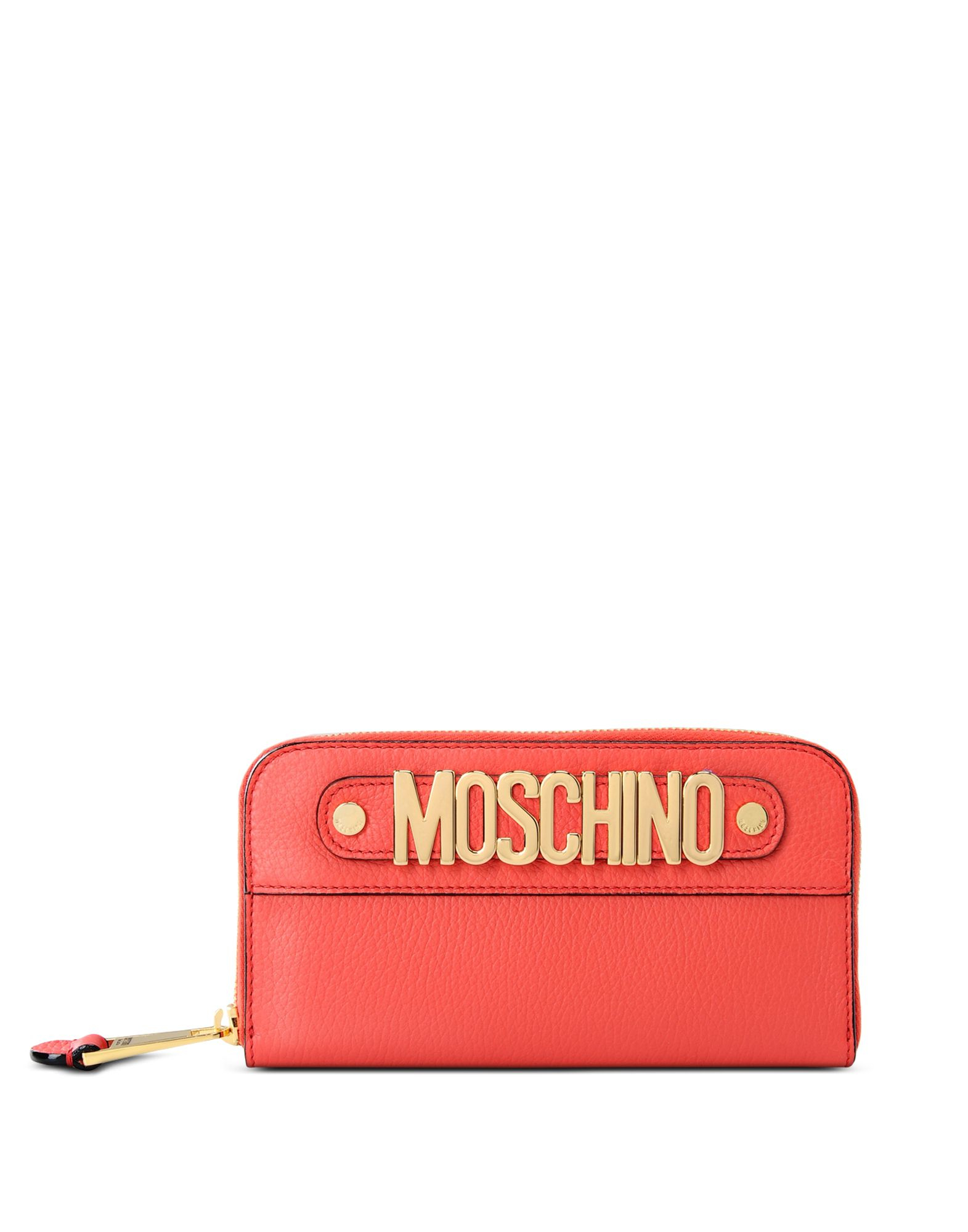 Moschino Wallets in Orange | Lyst