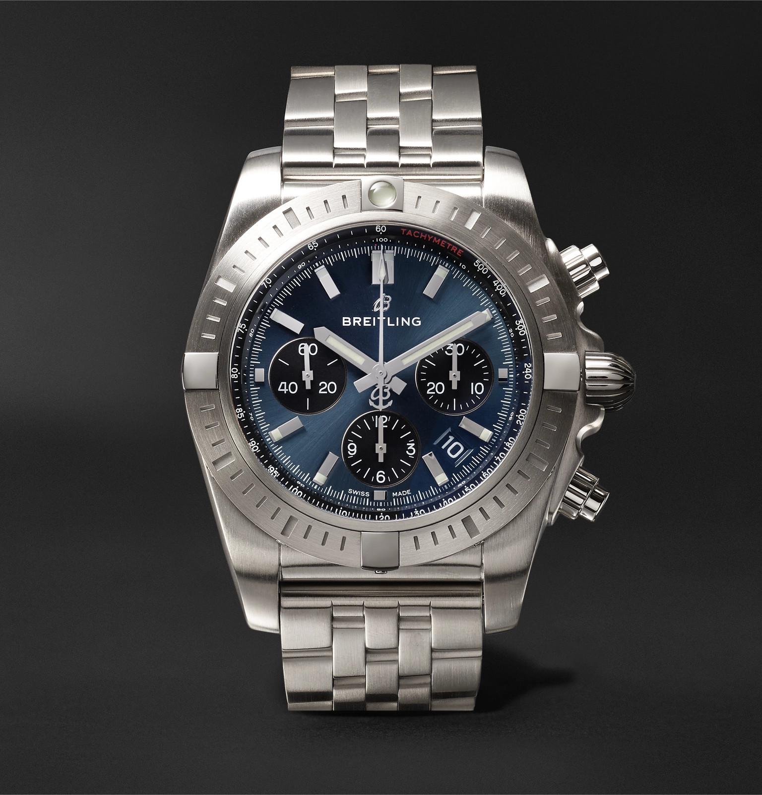 Breitling Chronomat B01 Chronograph 44mm Stainless Steel ...