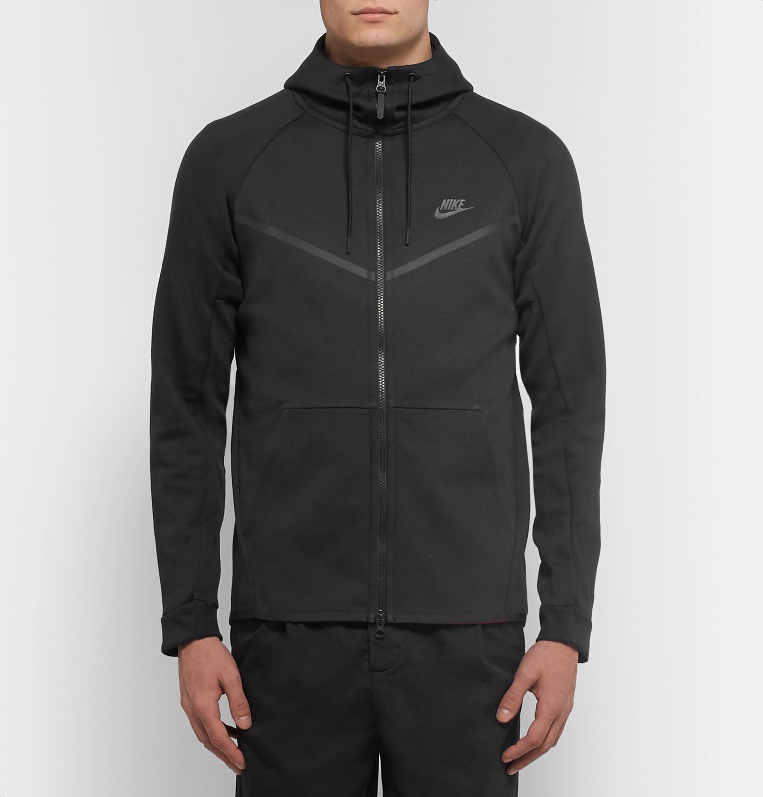 mens nike tech tracksuit black