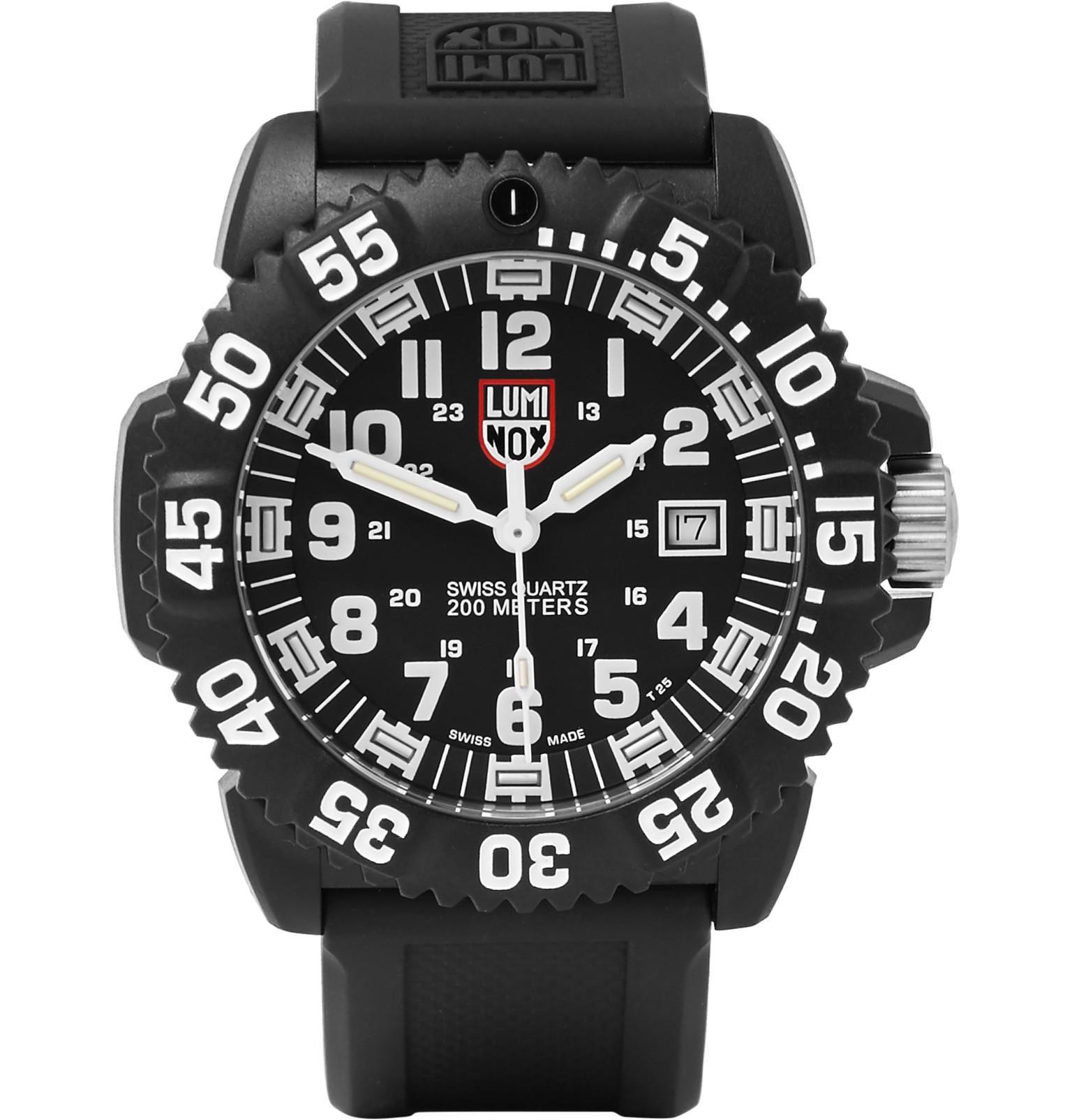 Luminox Navy Seal Colormark 3051 Carbon-reinforced Watch in Red for Men ...