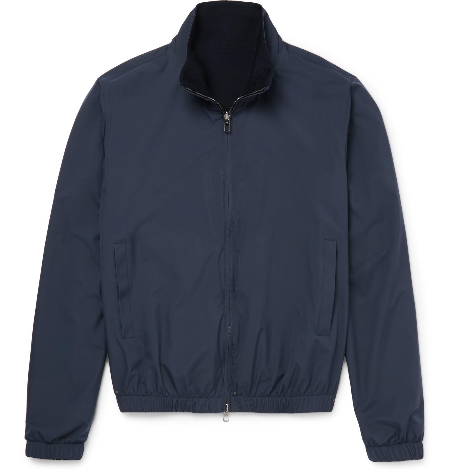 Loro piana Reversible Storm System Shell And Cashmere Bomber Jacket in ...