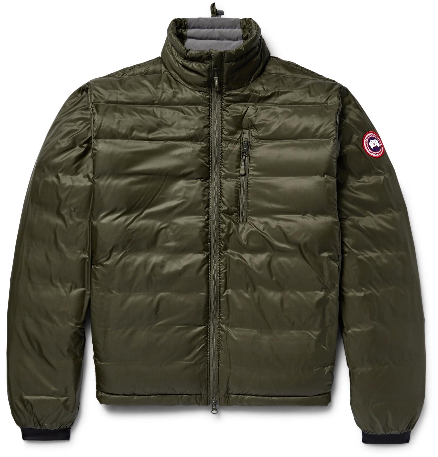 Canada goose Lodge Packable Quilted Ripstop Down Jacket in Natural for ...