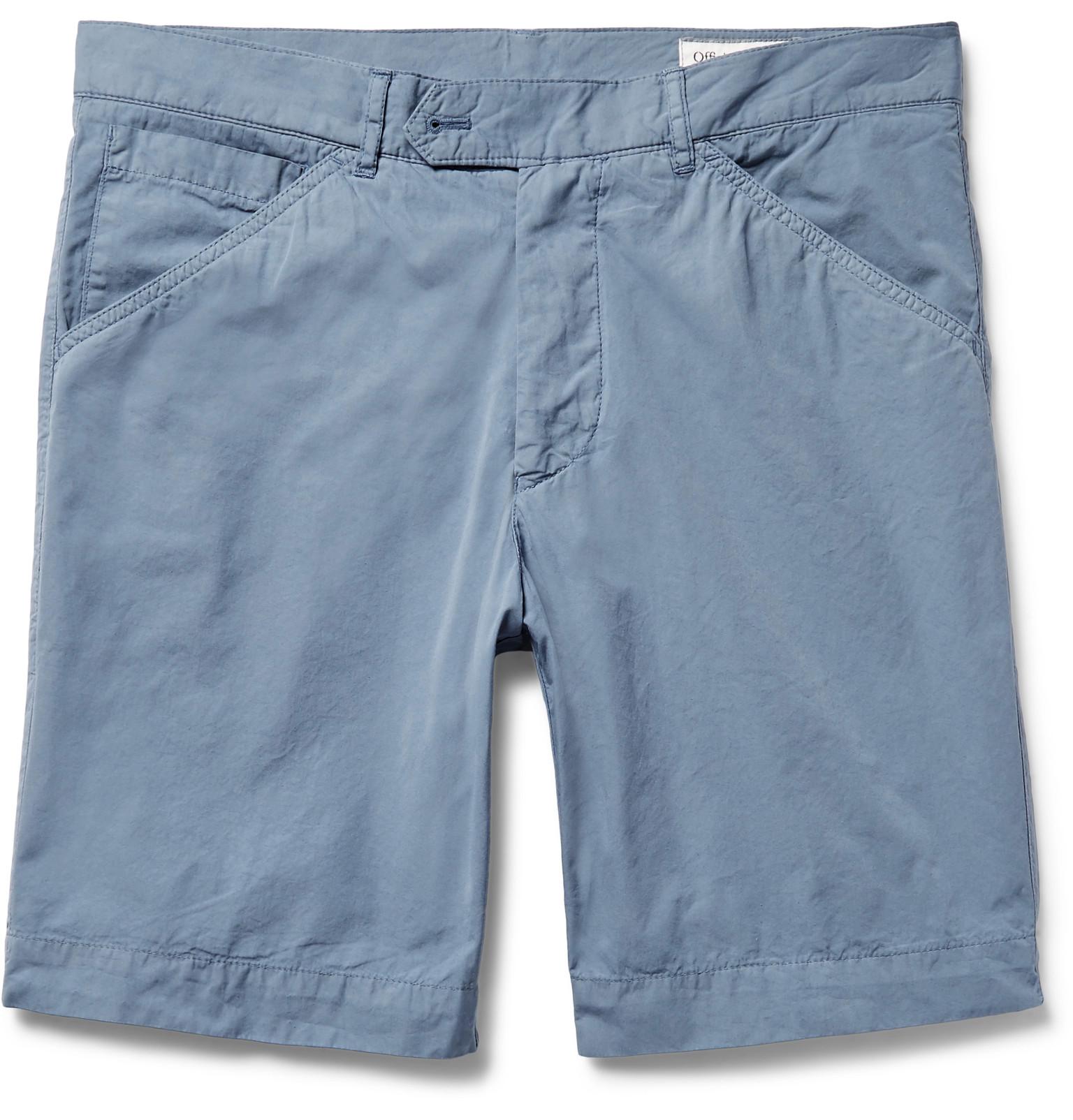 poplin jogger shorts