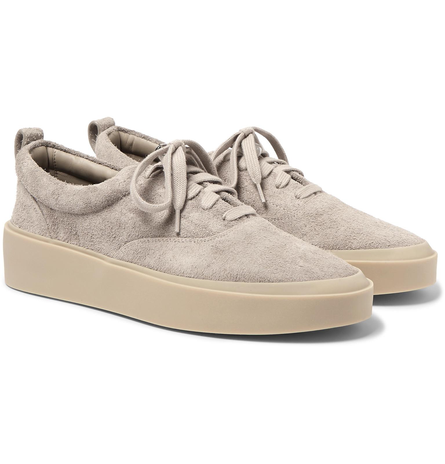 Fear Of God 101 Brushed-suede Sneakers in Gray for Men - Lyst