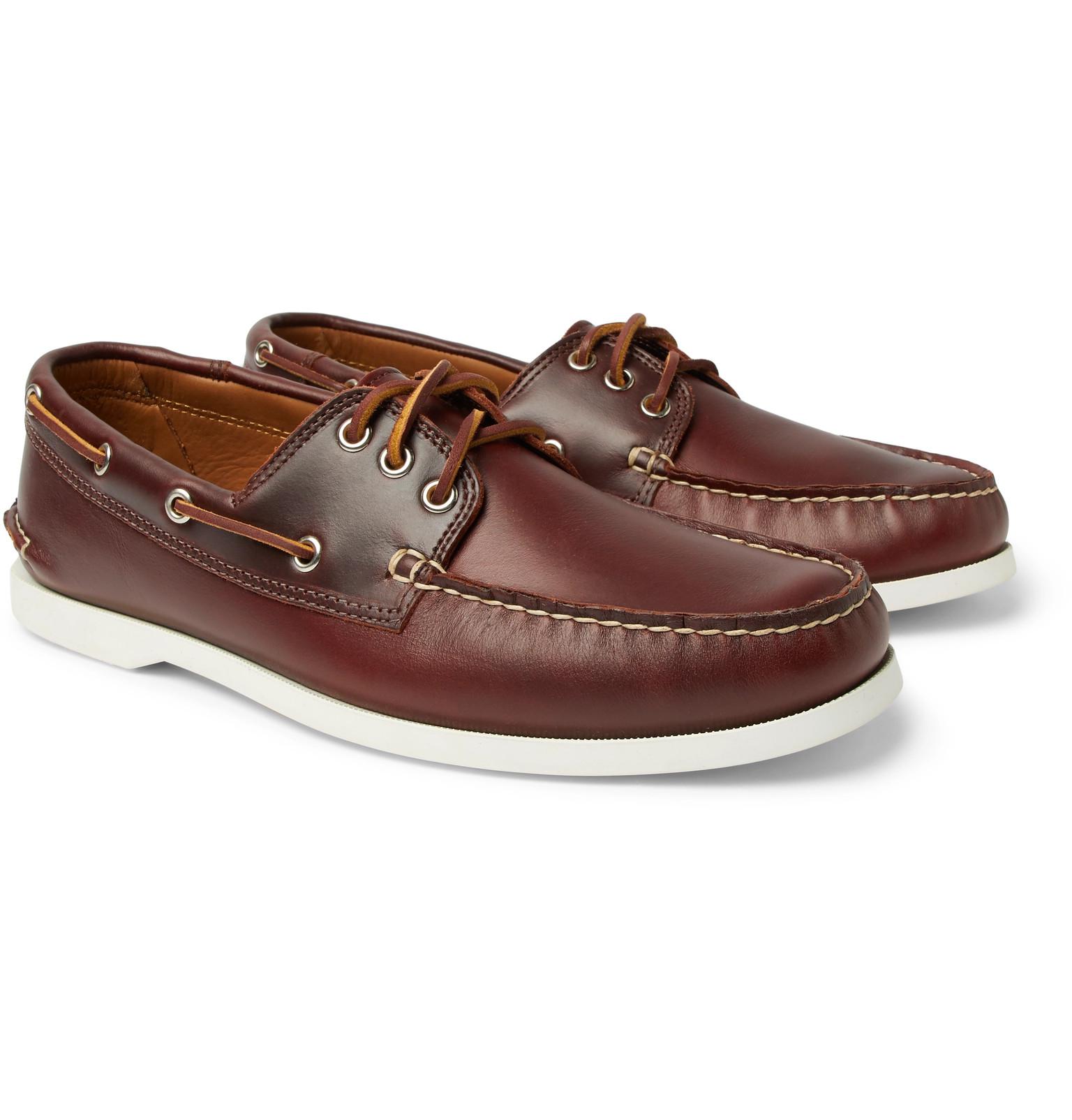 Lyst Quoddy Downeast Leather Boat Shoes in Brown for Men