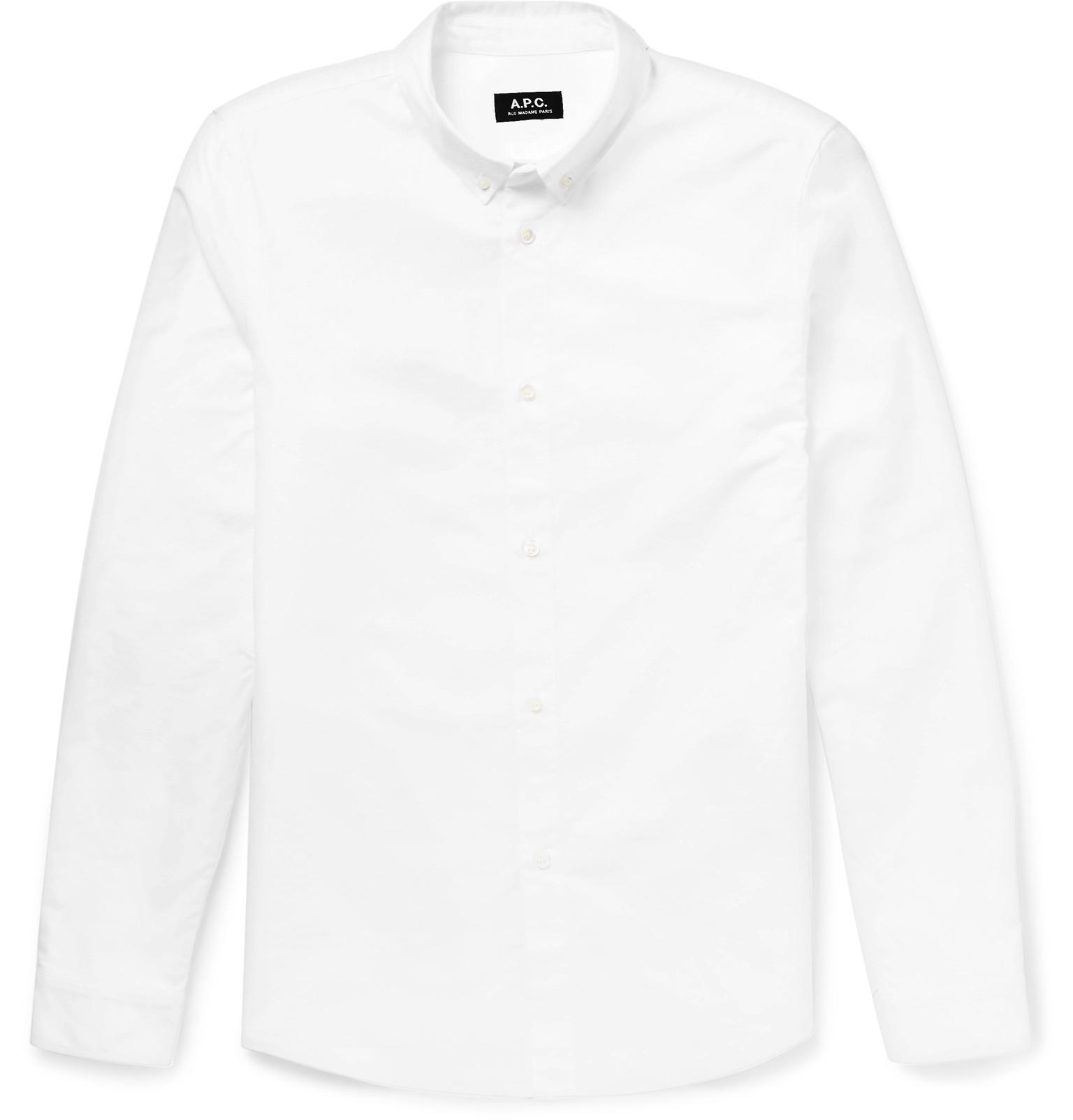 white oxford shirt men's