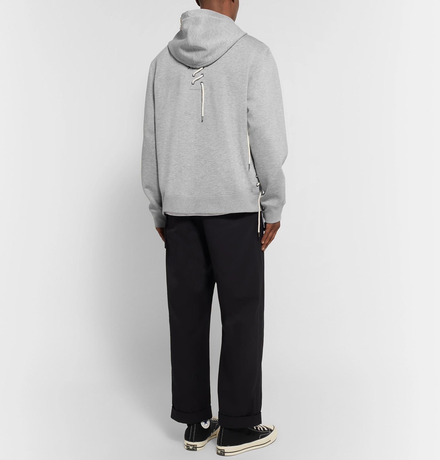 Green Craig Lace Jersey Hoodie For Mélange View Lyst Gray Detailed Fullscreen Bonded Men fdqxrFdU