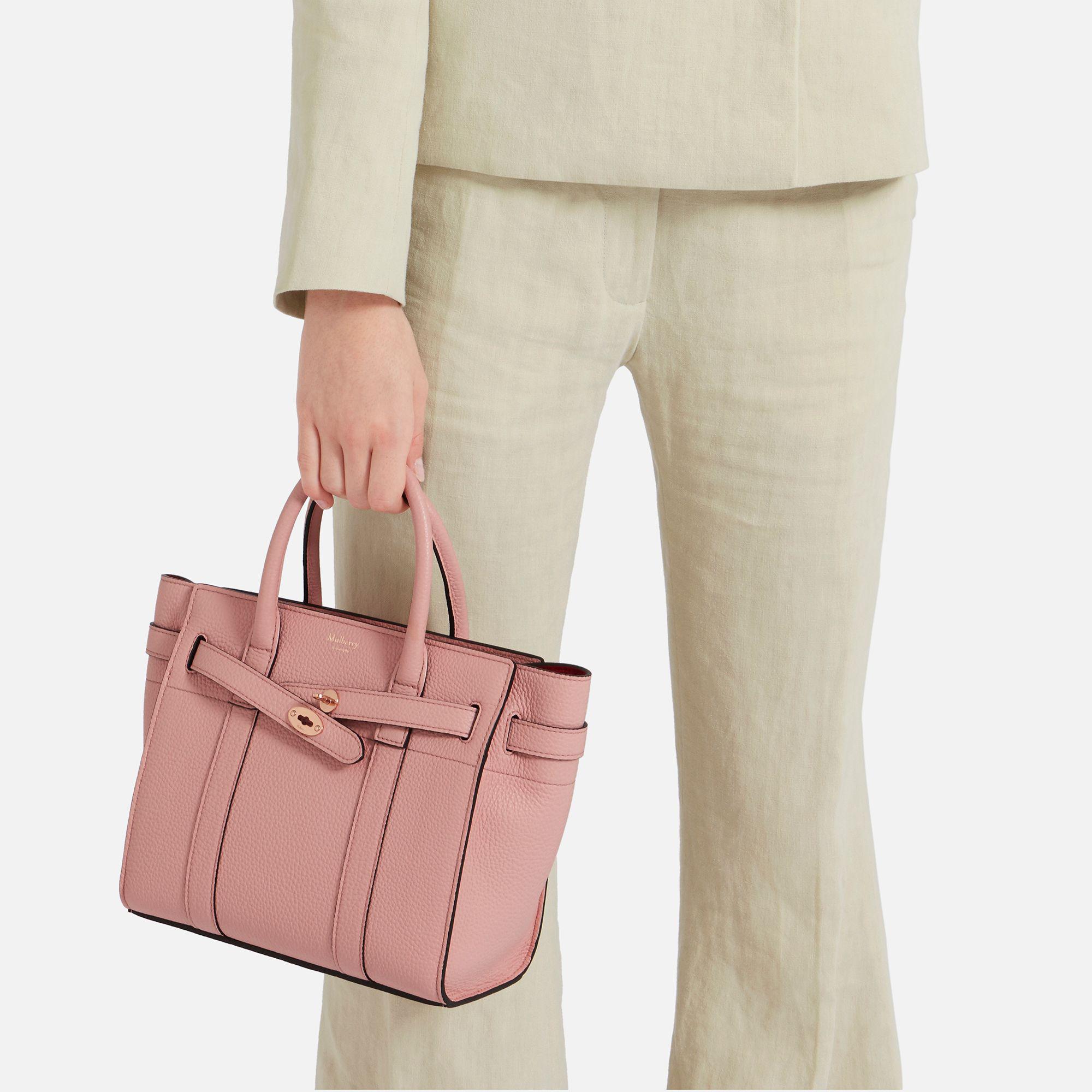 Mulberry Mini Zipped Bayswater in Pink - Lyst