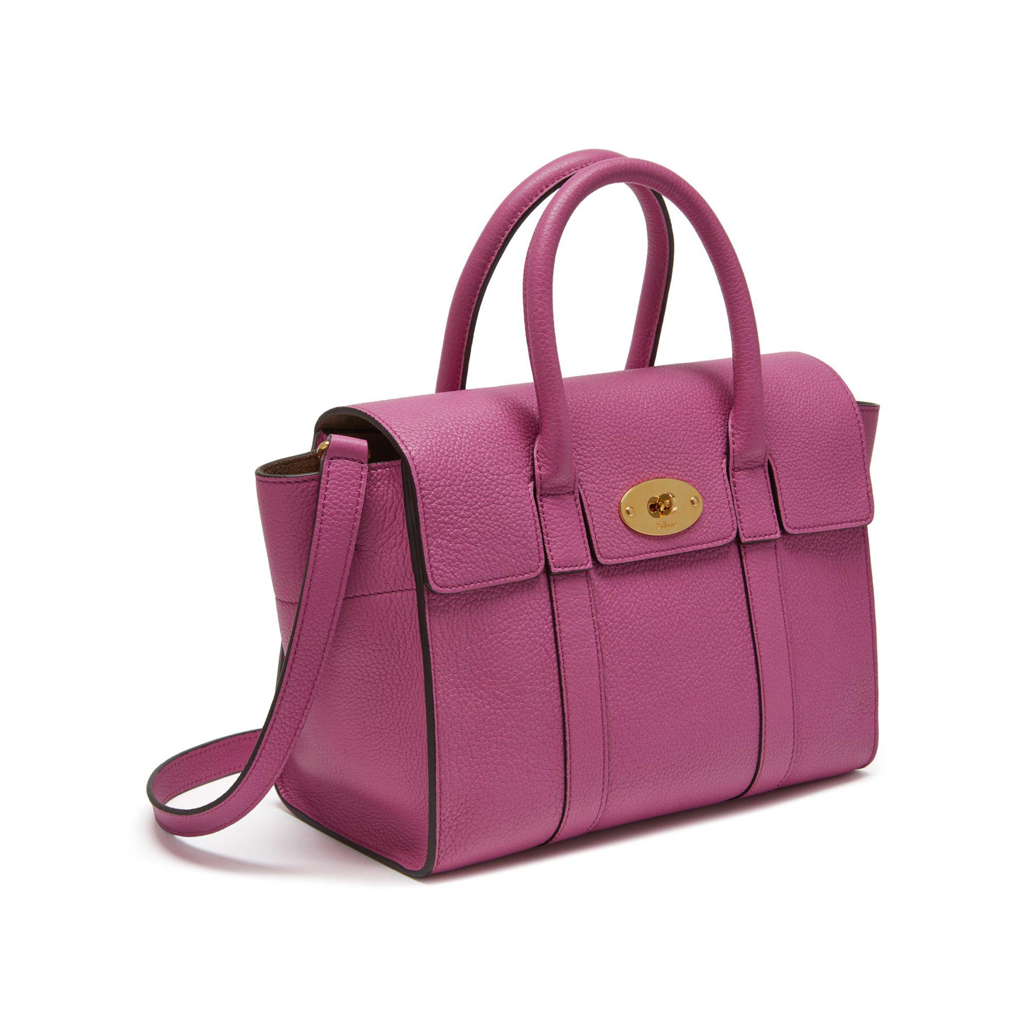 mulberry purple handbag