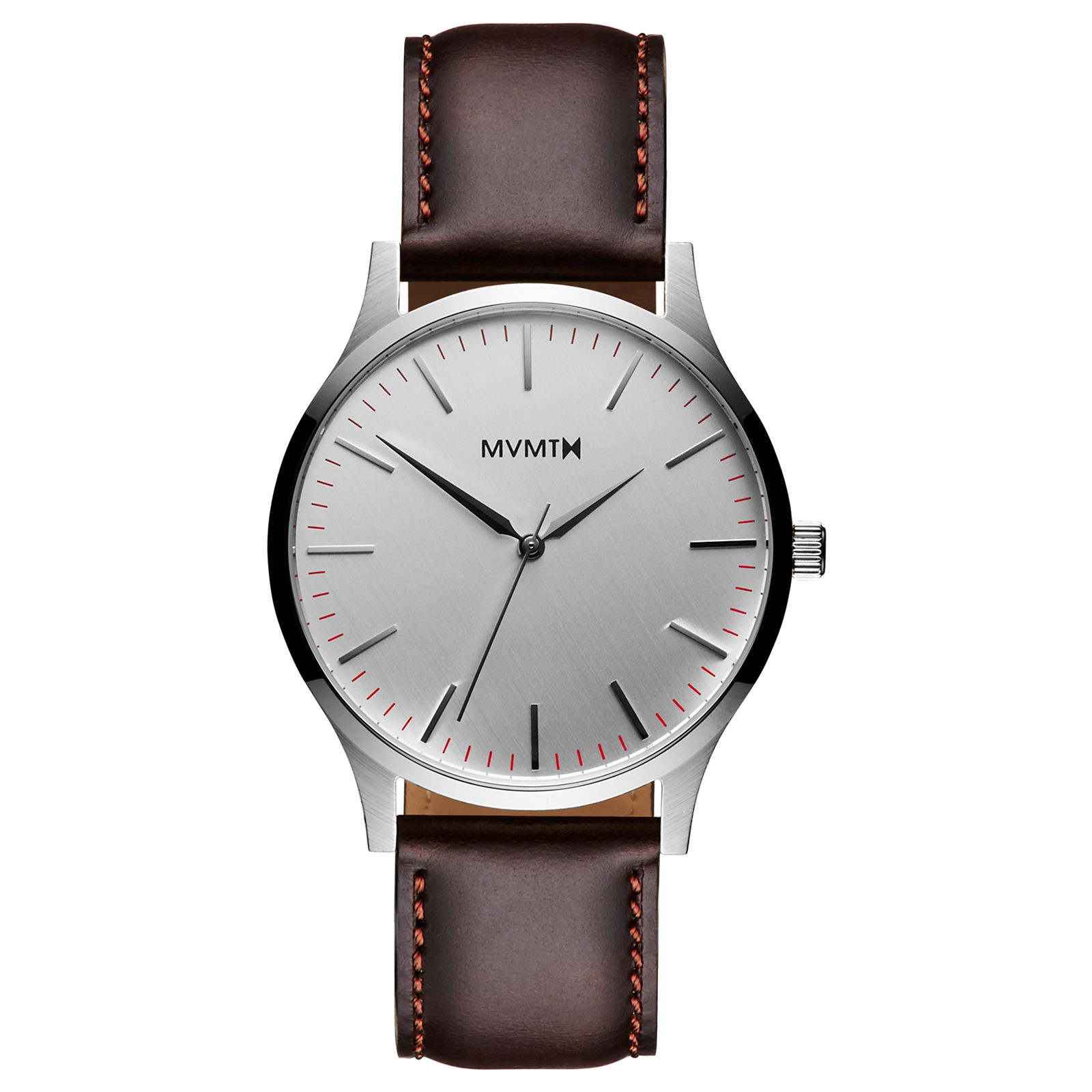 Mvmt watches The 40 - Silver/brown Leather in Multicolour for Men ...