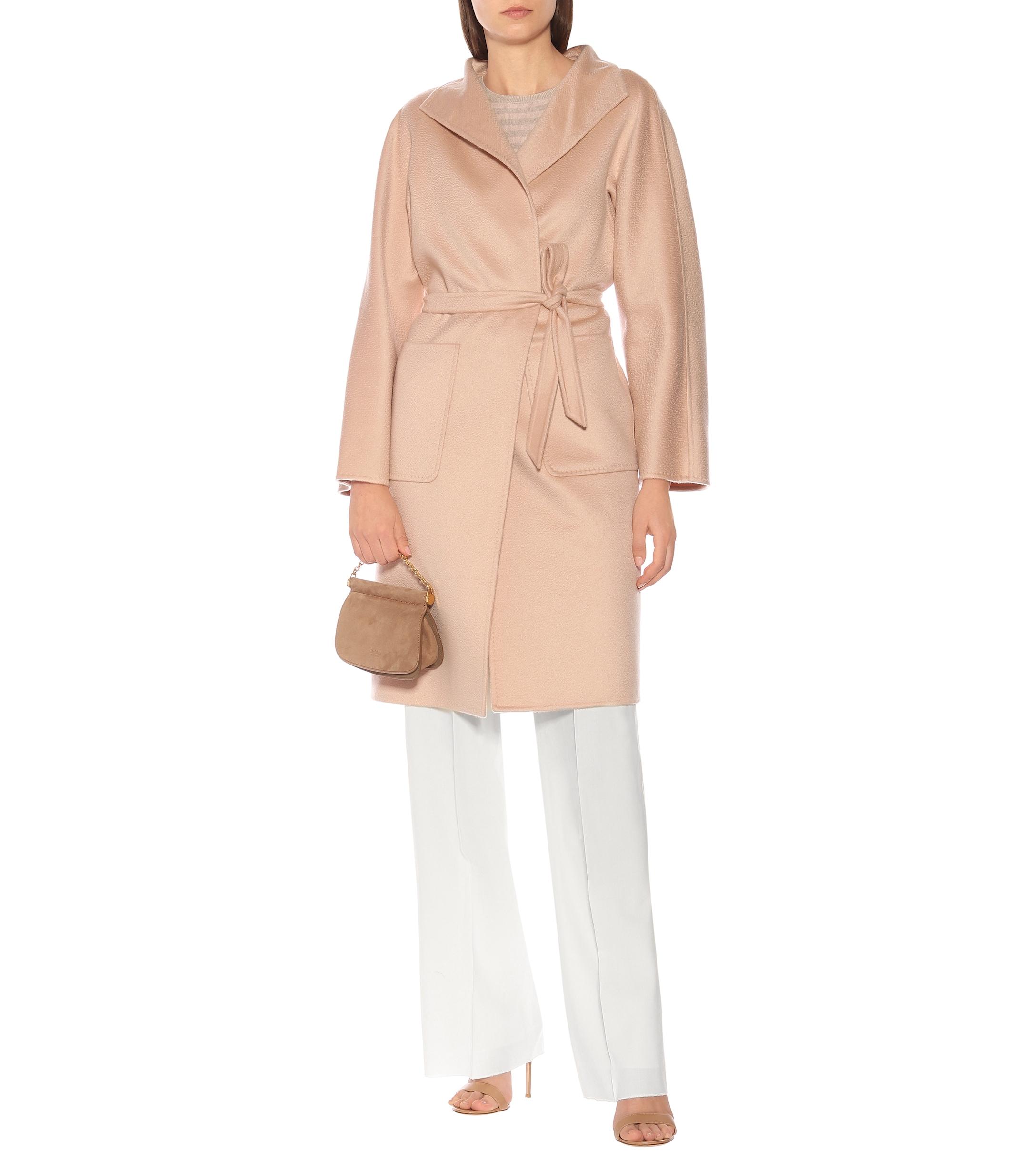 Max Mara Lilia Double-face Cashmere Coat in Pink - Lyst