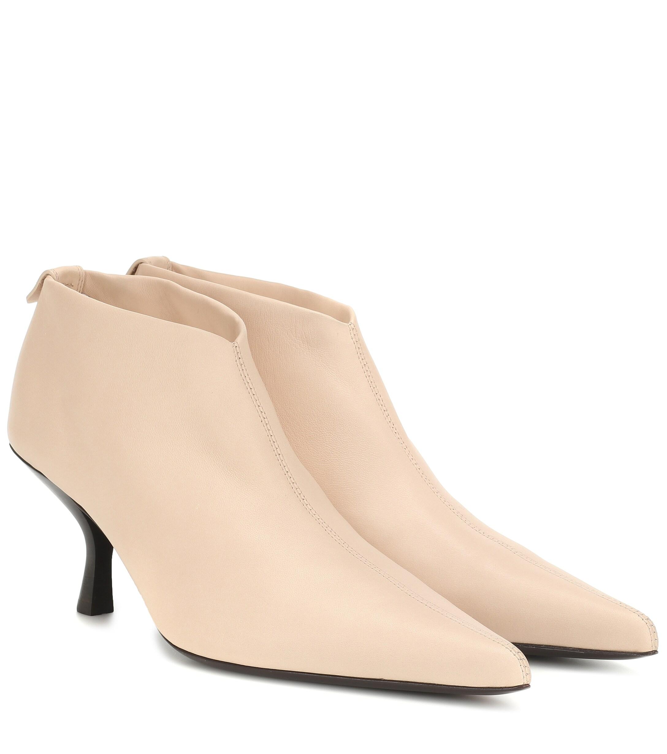 the row bourgeoise leather ankle boots